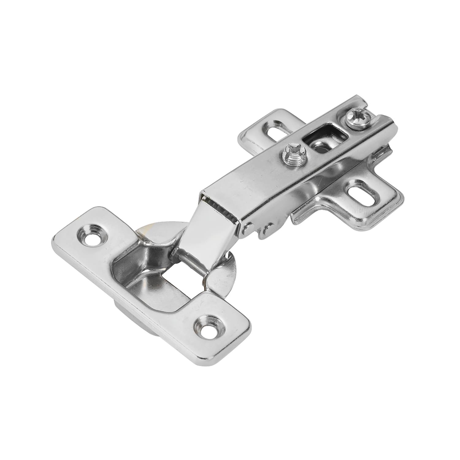 Hickory Hardware 105-Degree Full Overlay Concealed Polished Nickel ...