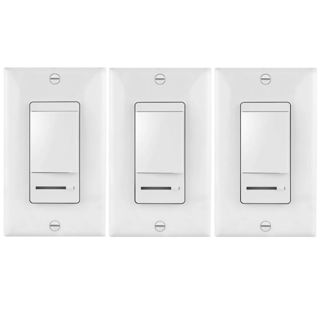 Topgreener In Wall Dimmer Switch Single, 3 Light Switch Cover With Dimmer