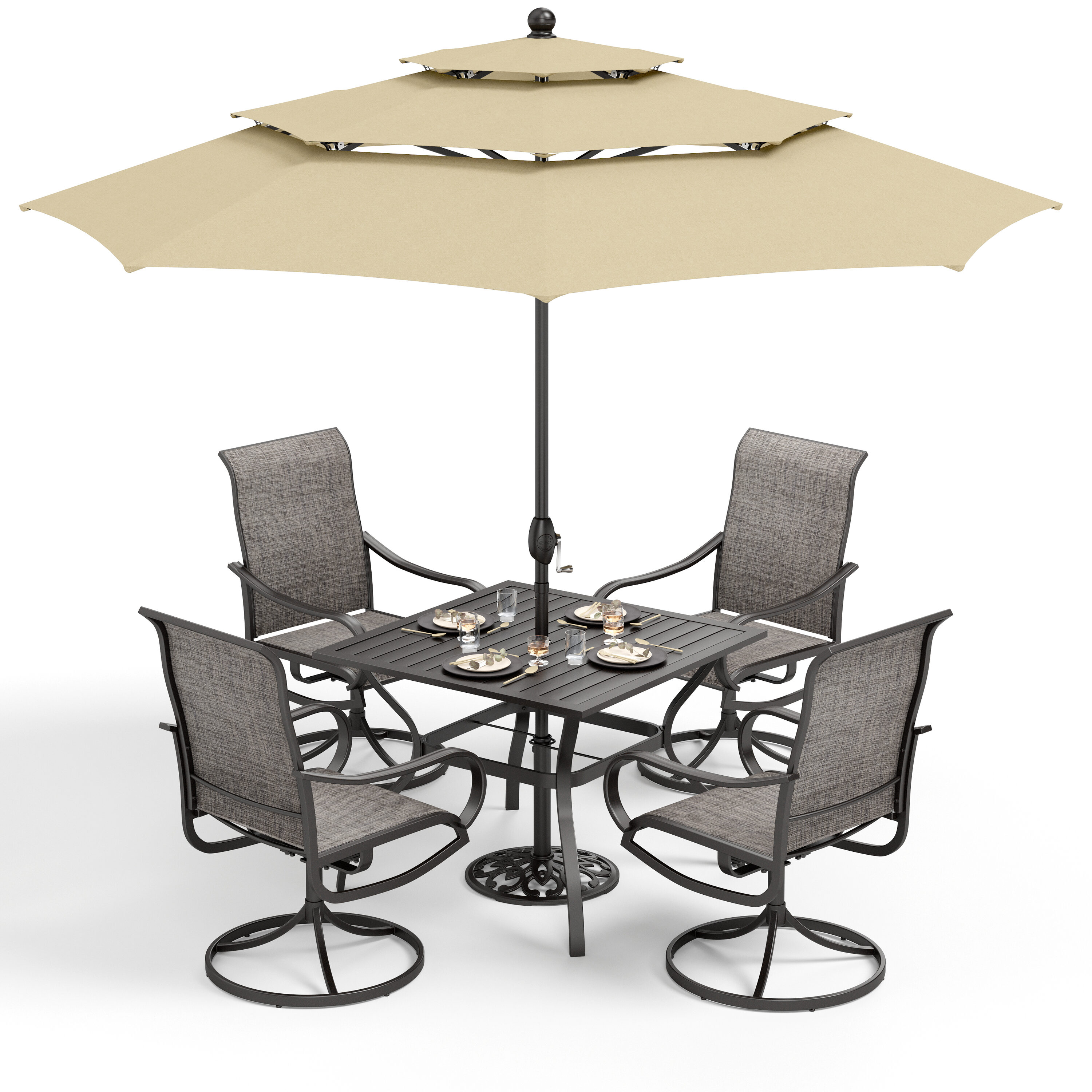 Sunshine Valley TC5-093-B-01-009-M Patio-Dining-Sets - View #2