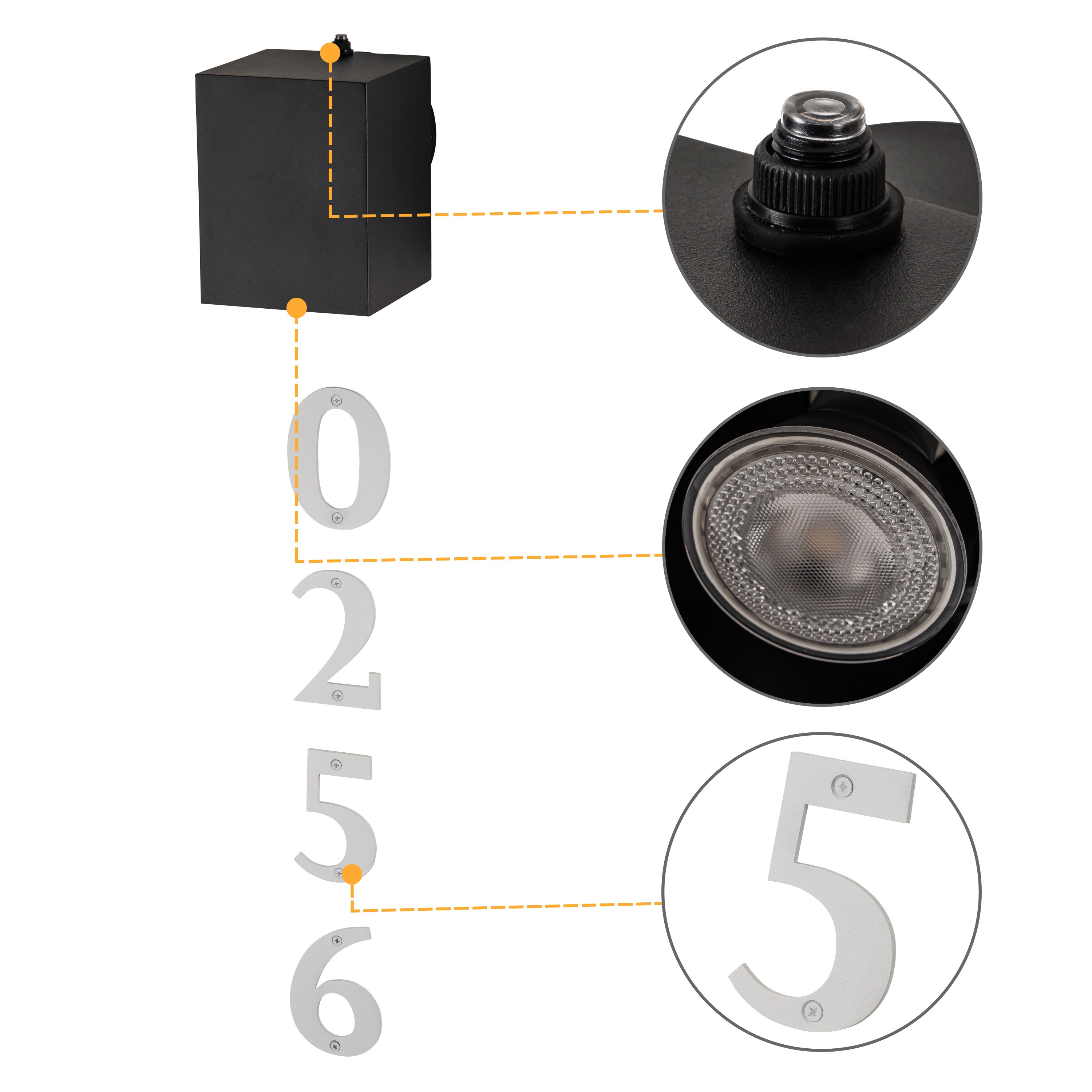C Cattleya LLA2481-W Outdoor-Wall-Lighting - View #5