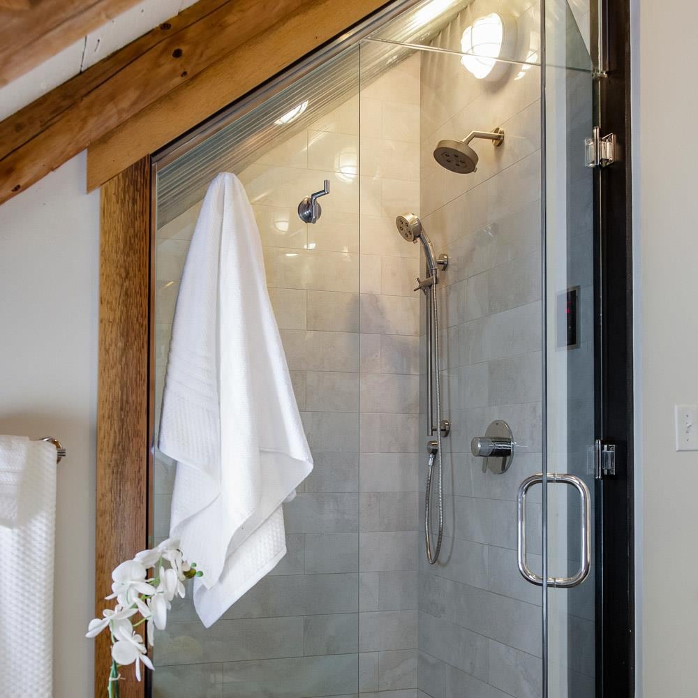 Brushed Nickel Multi-Function Wall Mounted Shower Head
