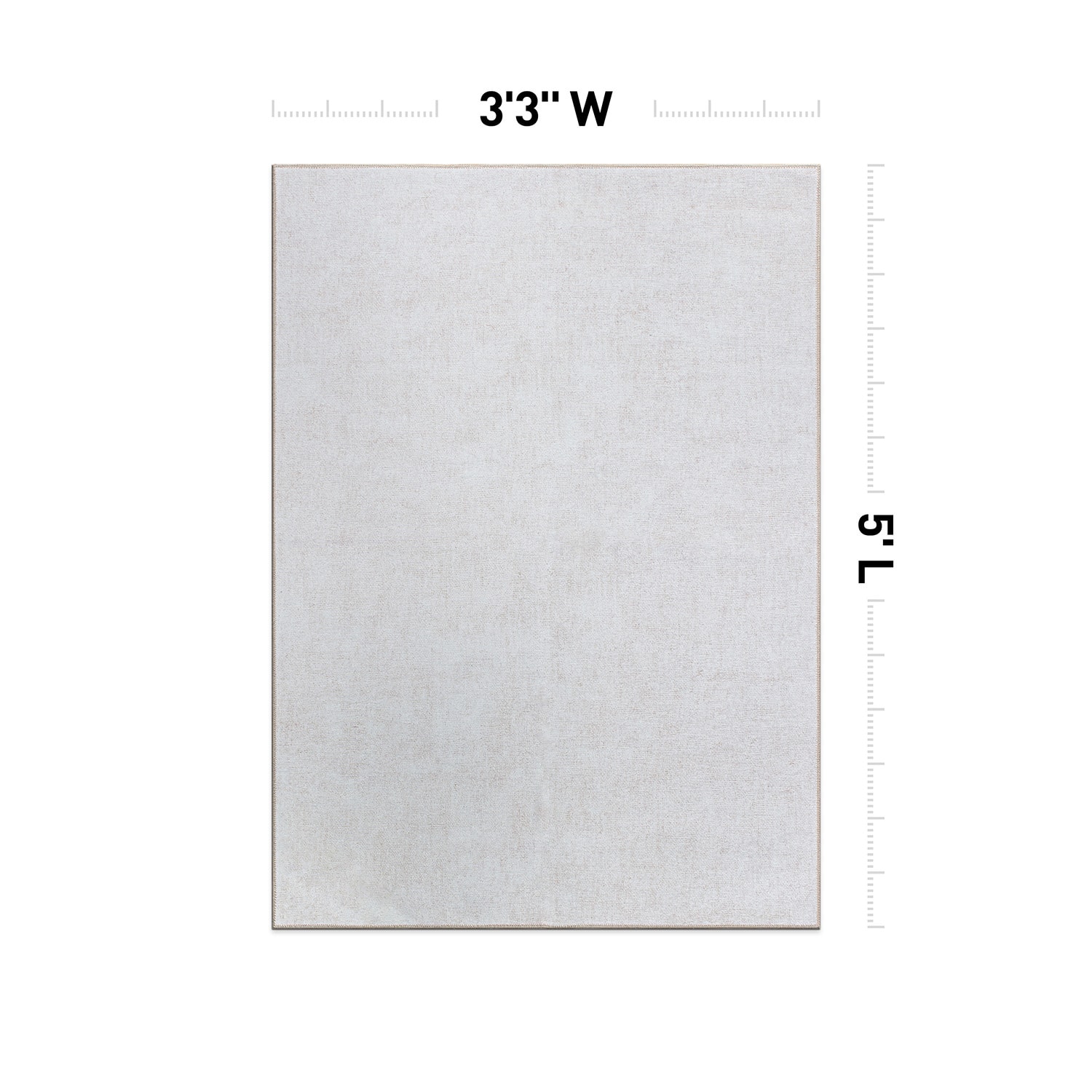 World Rug Gallery 5085CREAM3X5 rugs - View #4