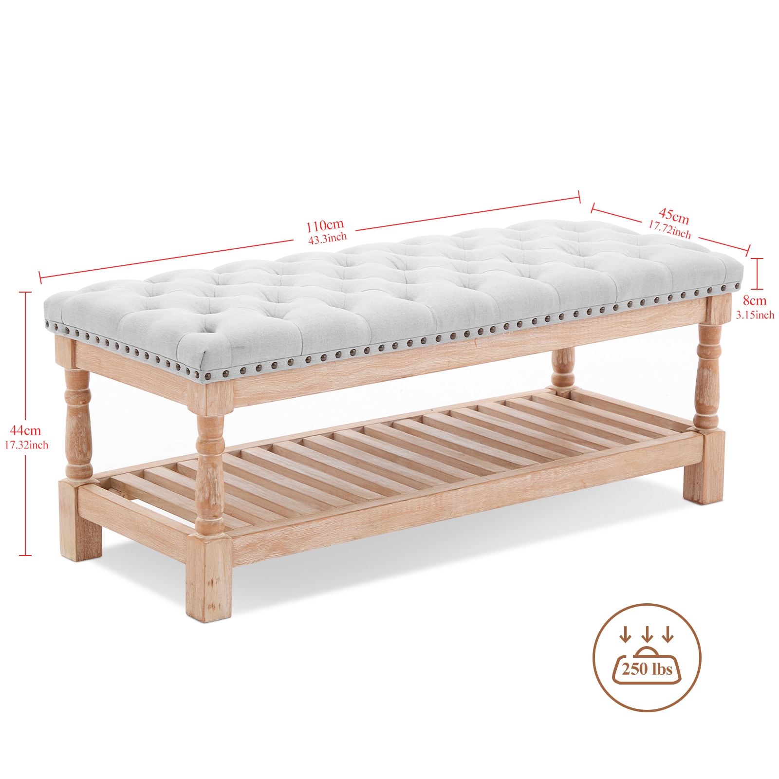 VOUA SAF-TNXLY-BR Indoor-Ottomans - View #2