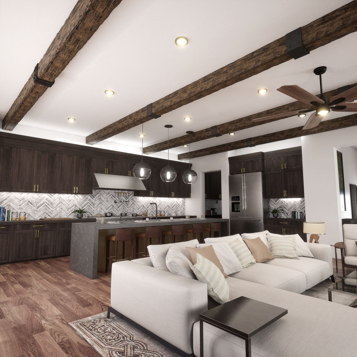 Ekena Millwork 2382880 Faux-Beams - View #8
