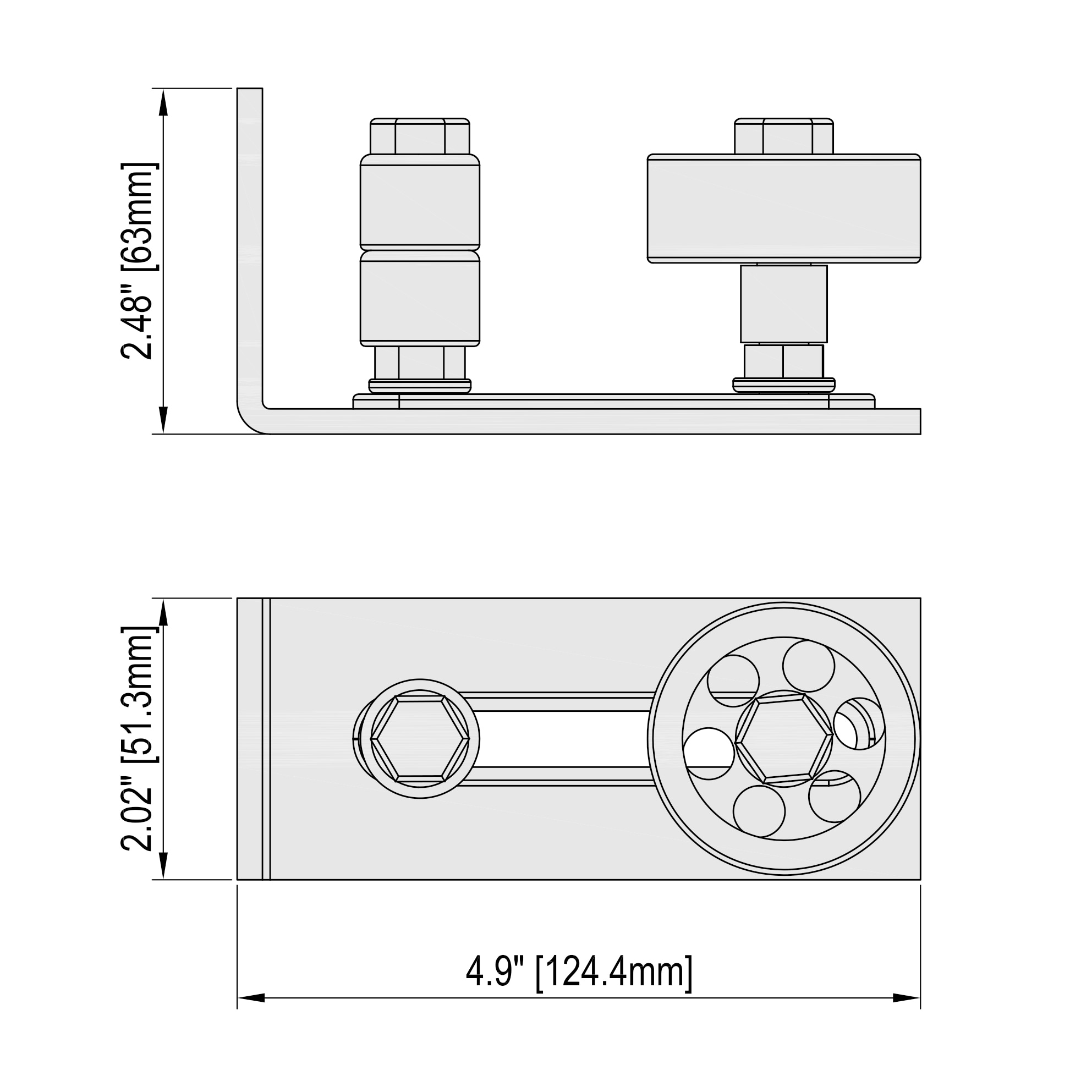 RELIABILT 07-3064 Barn-Door-Roller-Kits - View #6