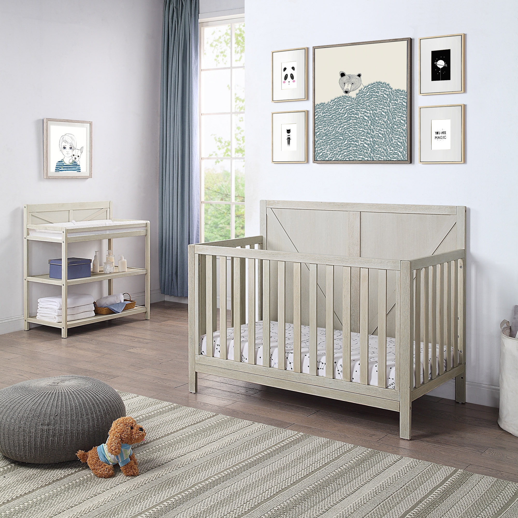 Suite Bebe Barnside 4 in 1 Convertible Crib 27200 WGY at Lowes