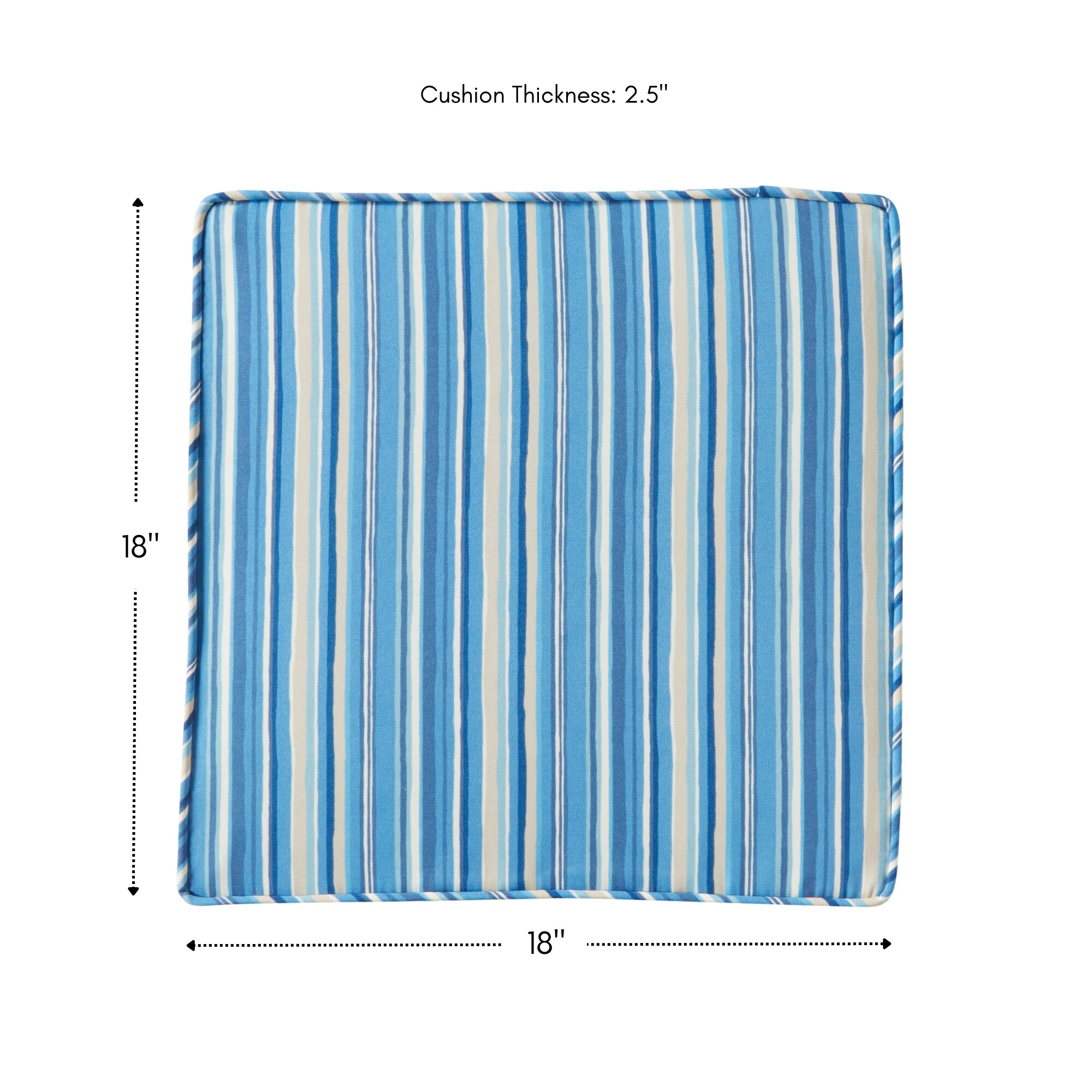Greendale Home Fashions OP2100S4-SAPPHIRE Patio-Furniture-Cushions - View #3