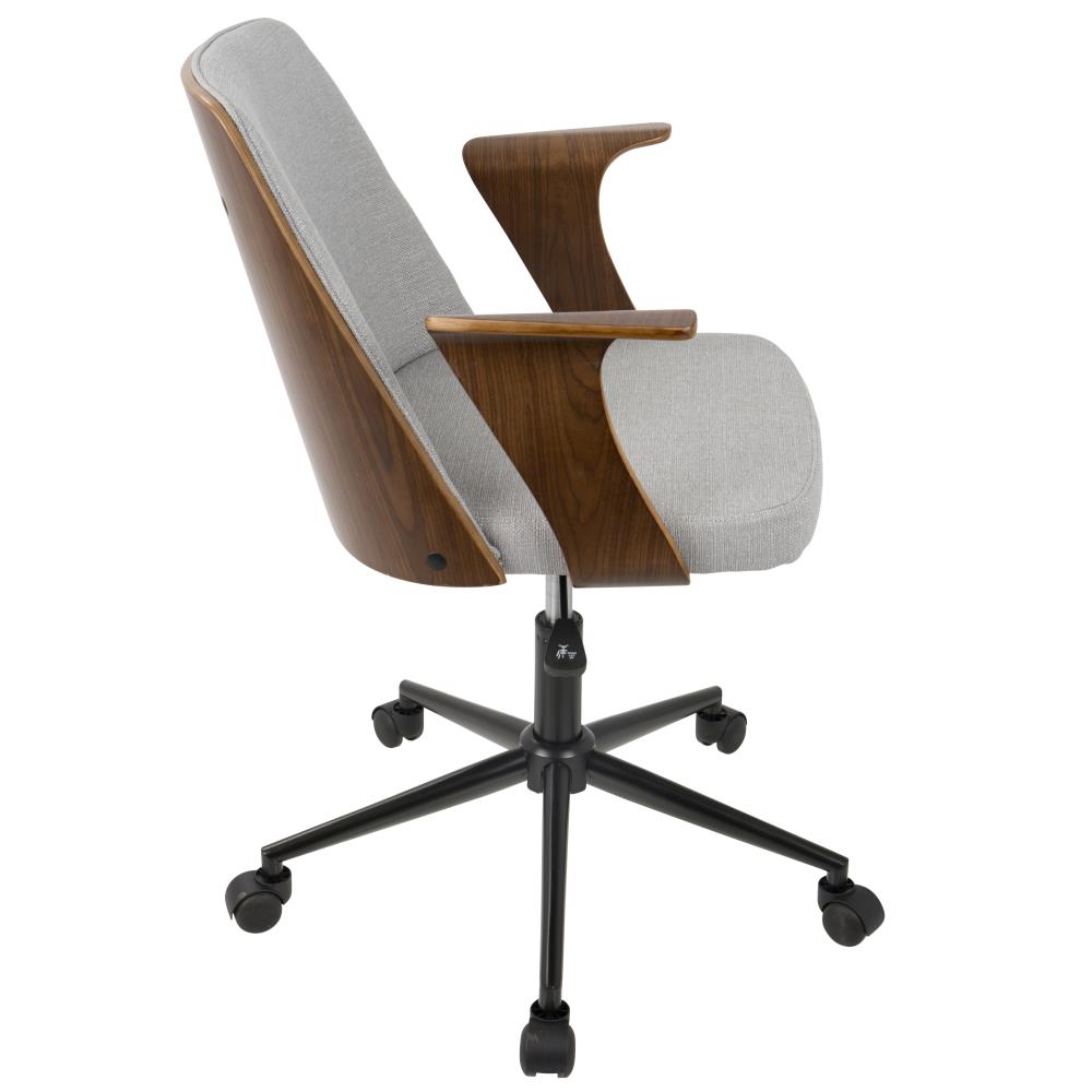 LumiSource OC-VRDNA WL+GY Office-Chairs - View #3