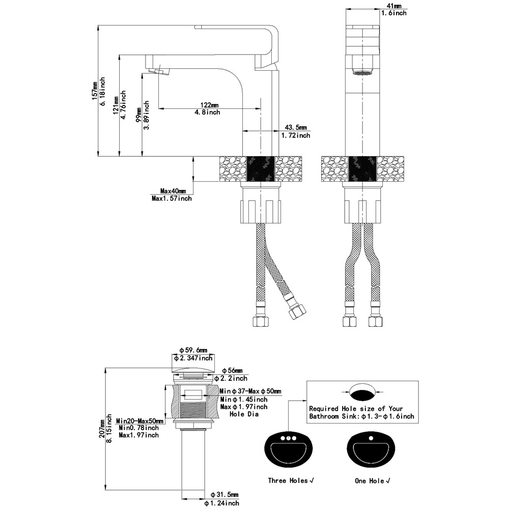 BWE A-96037-N Lavatory-Faucets - View #13