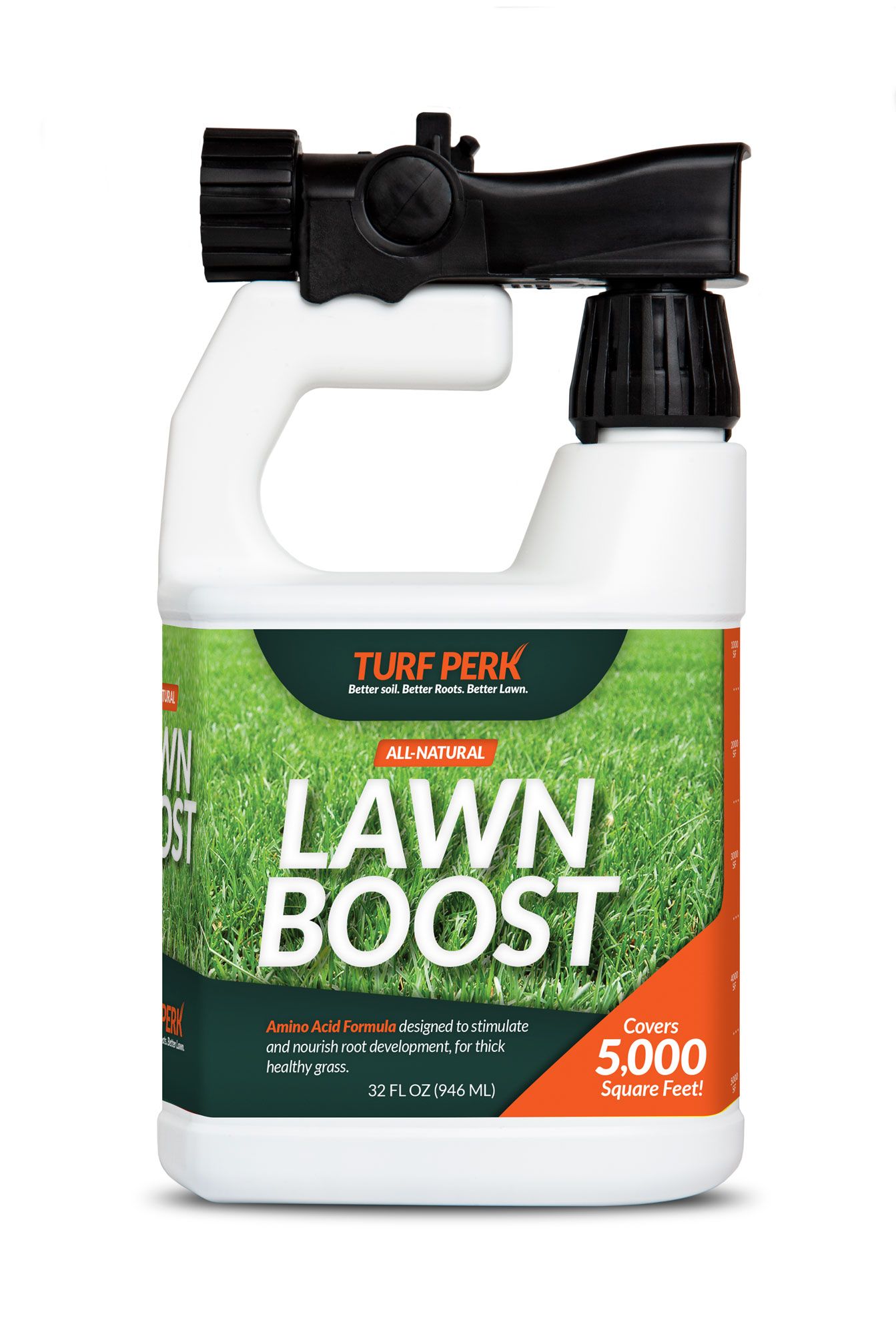 Turf Perk Heat Relief 32-oz Organic Natural Fast Release Lawn Starter Fertilizer #LB32