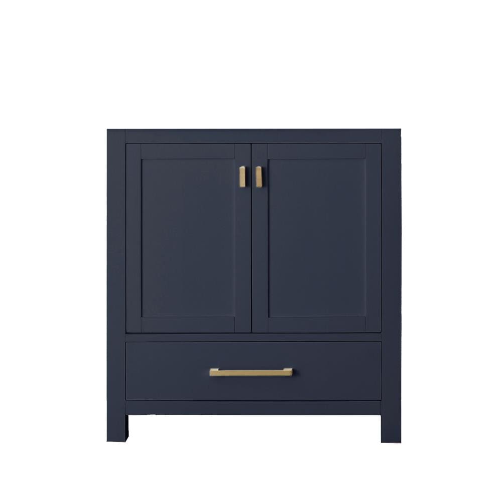 Avanity Modero 30-in Navy Blue Bathroom Vanity Base Cabinet without Top ...