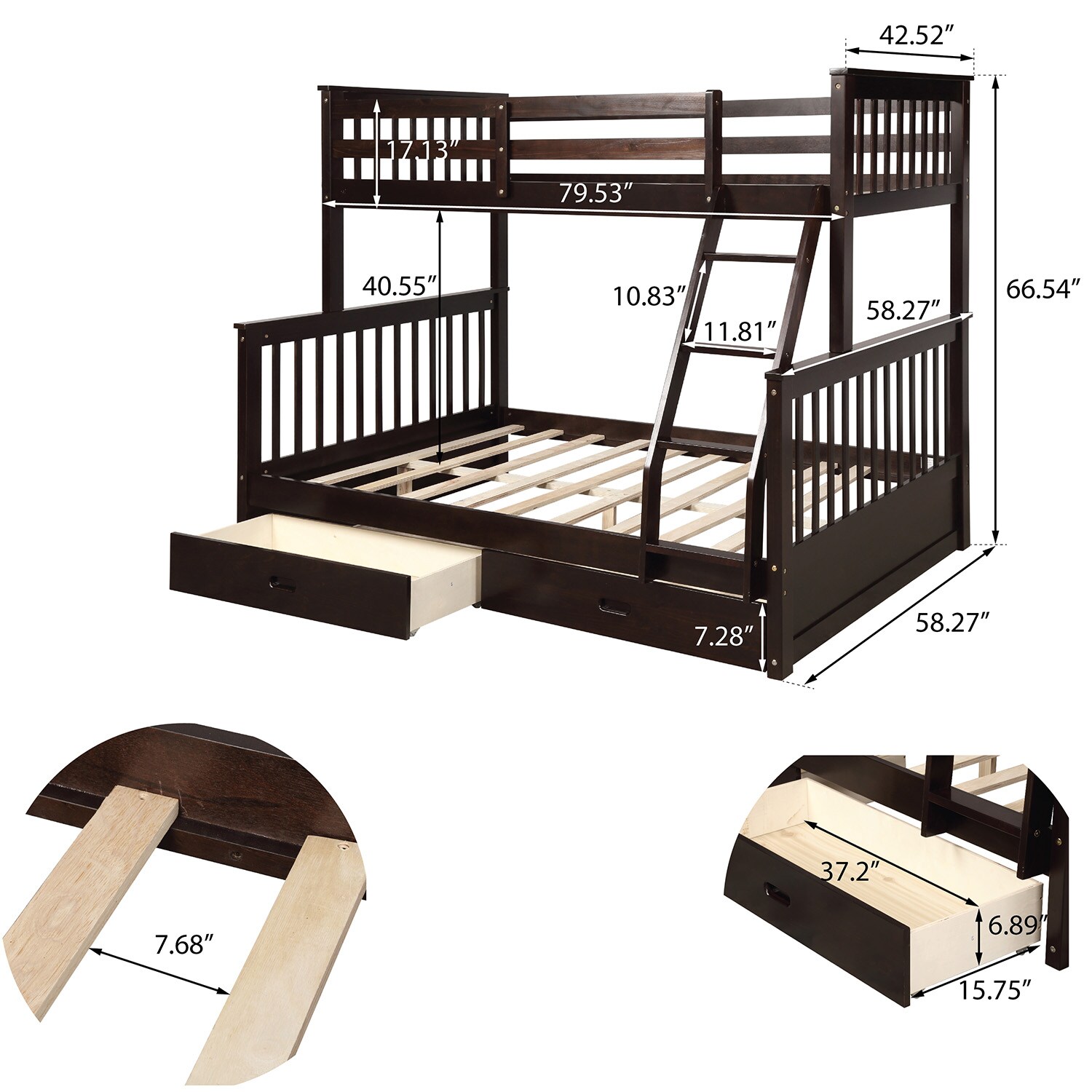 CASAINC LY-LP000065PAA Bunk-Beds - View #2