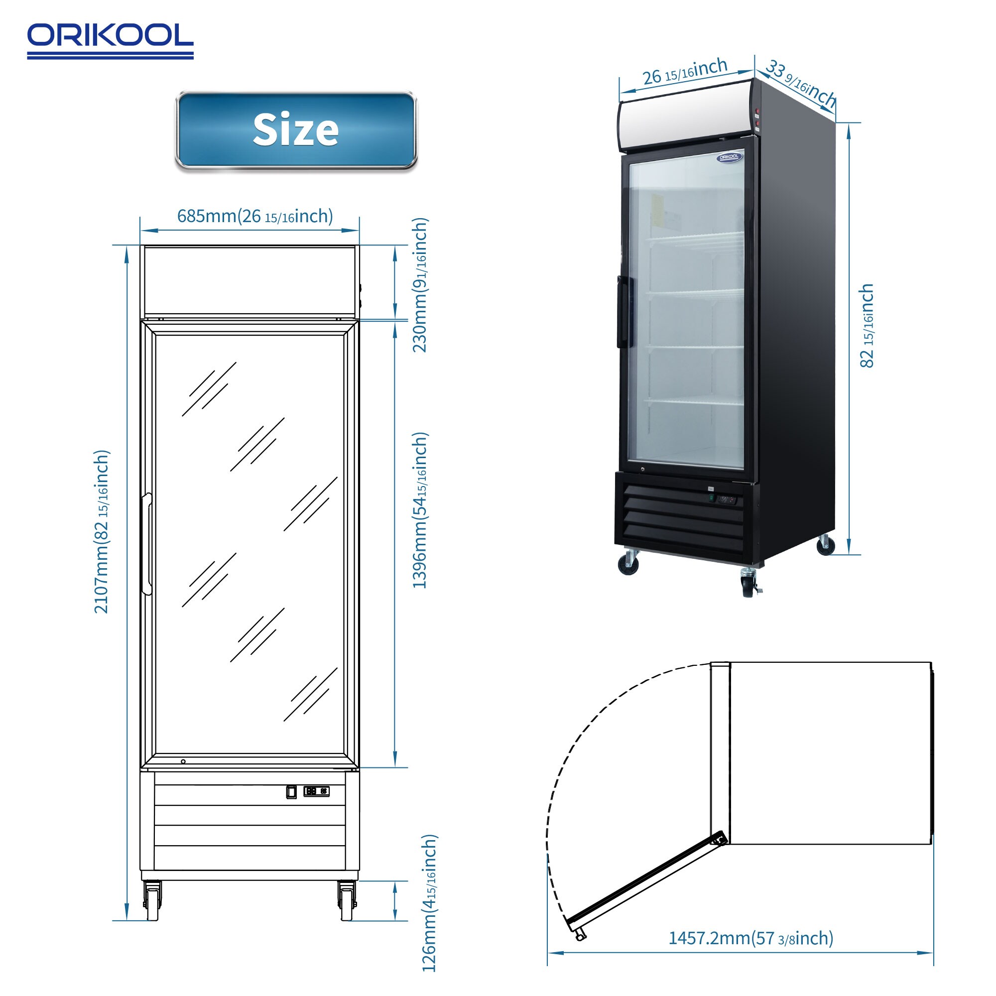 Xspracer ML-CF138 Commercial-Freezers - View #11