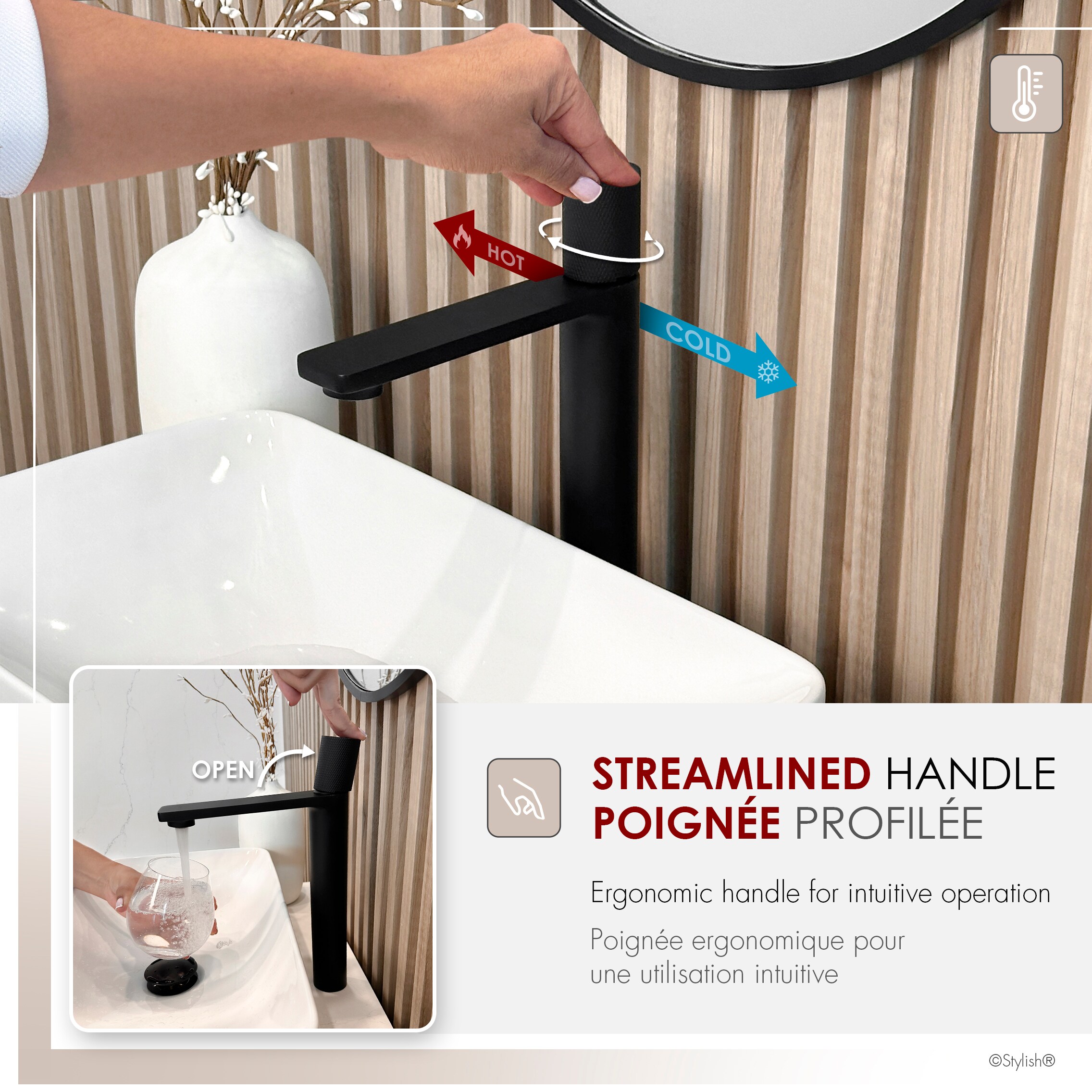 Stylish B-122N Lavatory-Faucets - View #7