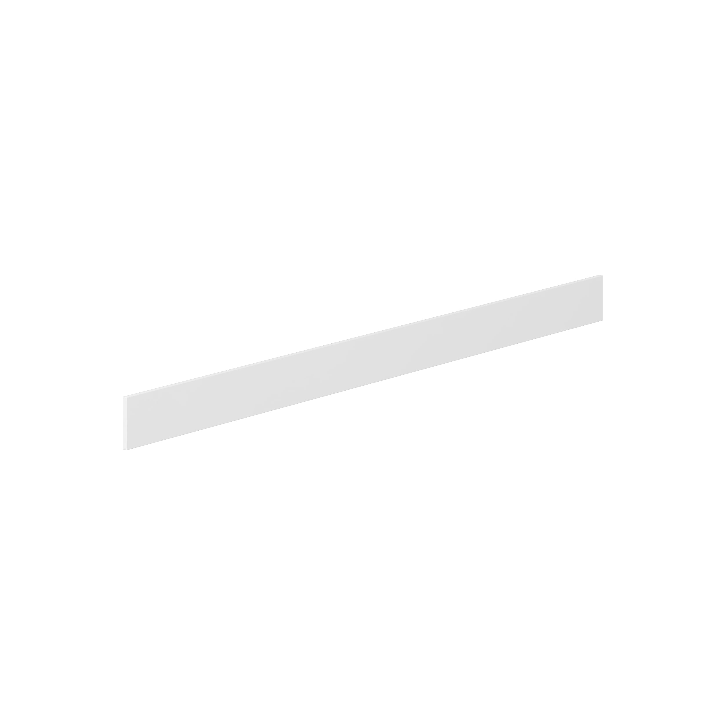 Hugo&Borg DSF696-RM Rosemont Cabinet Fill Strip 6-in W x 96-in H x 0.75-in D Glacier White Laminate