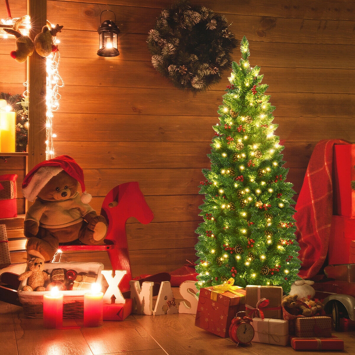 WELLFOR CM-HFY-22853US Artificial-Christmas-Trees - View #8