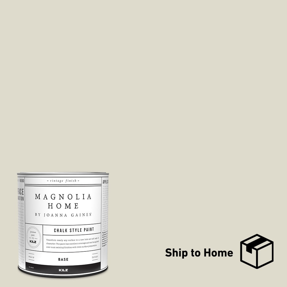 Magnolia Home 00172704 by Joanna Gaines Water-based Pre-tinted Low Odor Locally Sown Chalky Paint (1-quart)