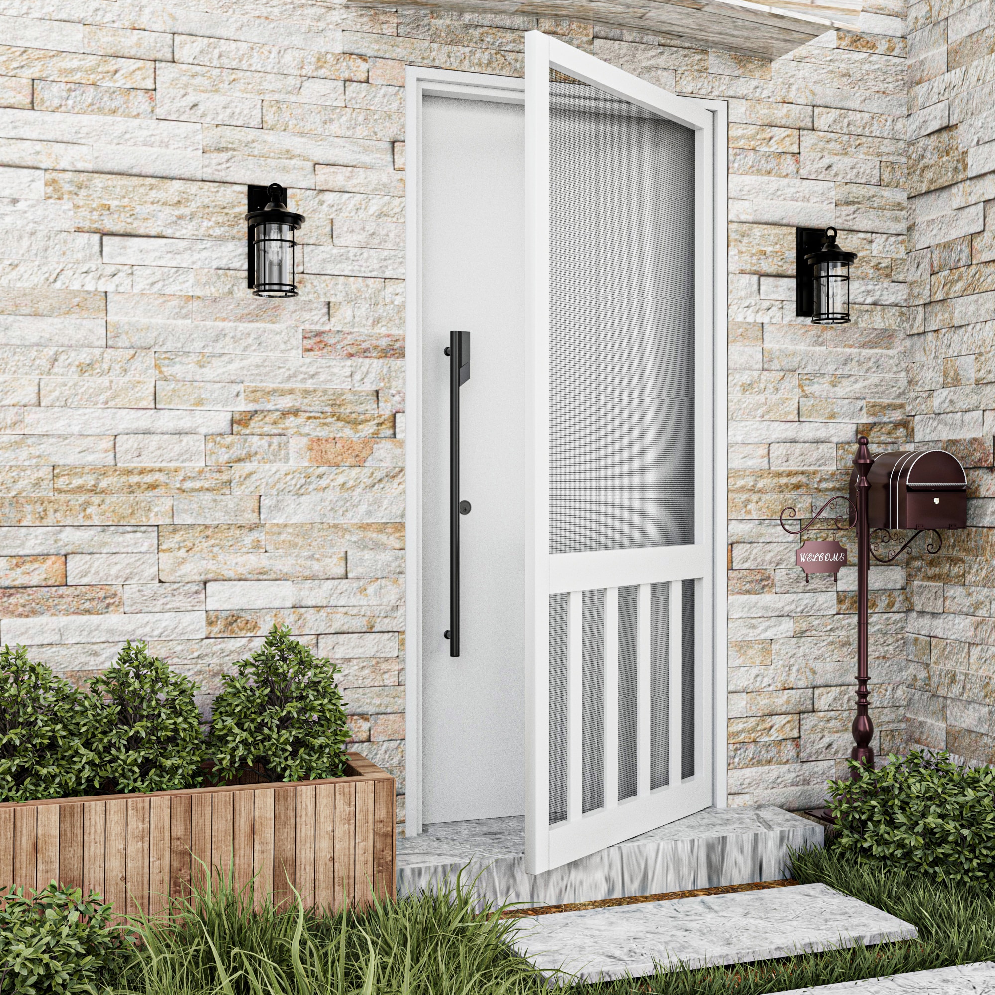 JUJUBON EX-SDWT-R-5L-36 Screen-Doors - View #3