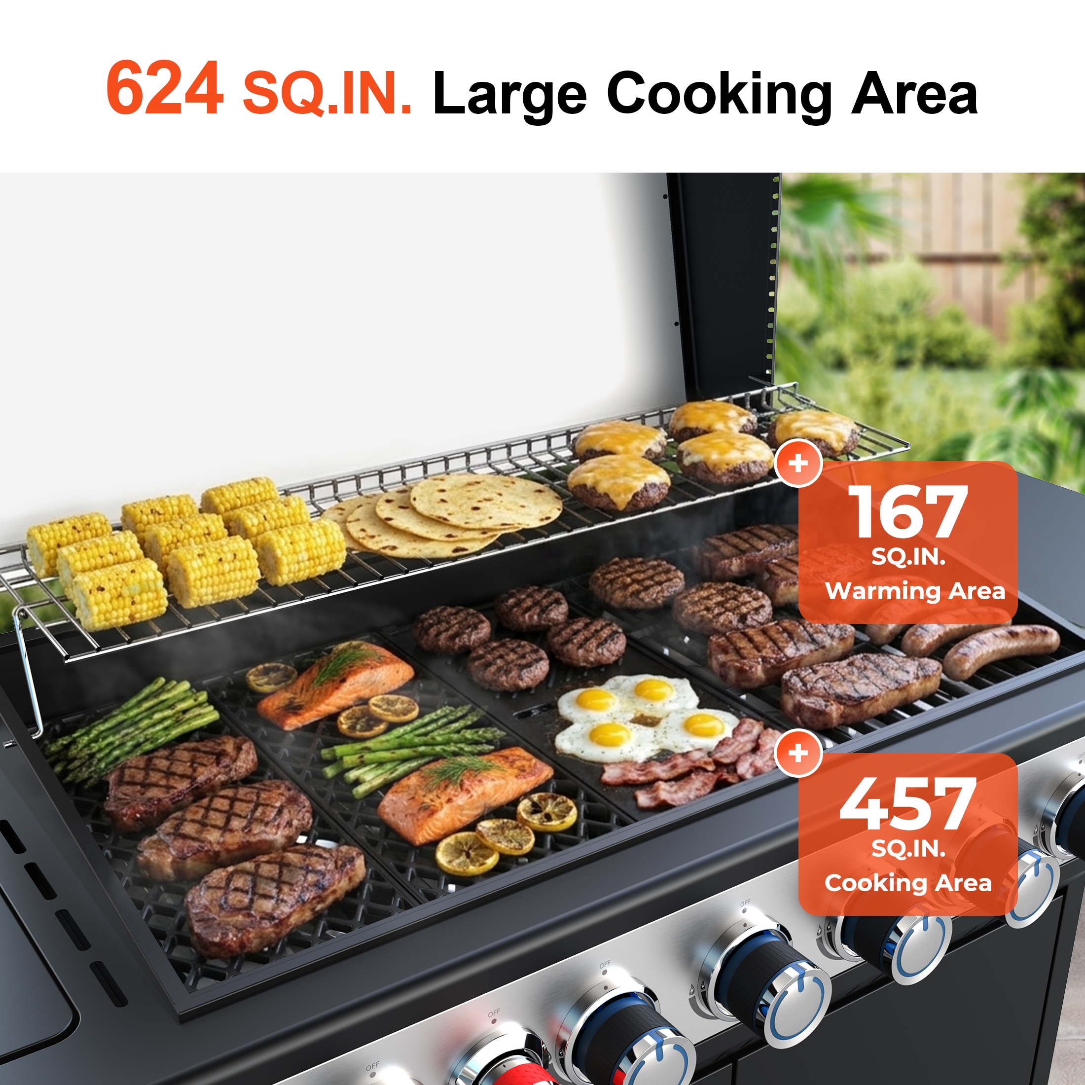 Brand-Man Grills BMMUST6B Gas-Grill - View #5