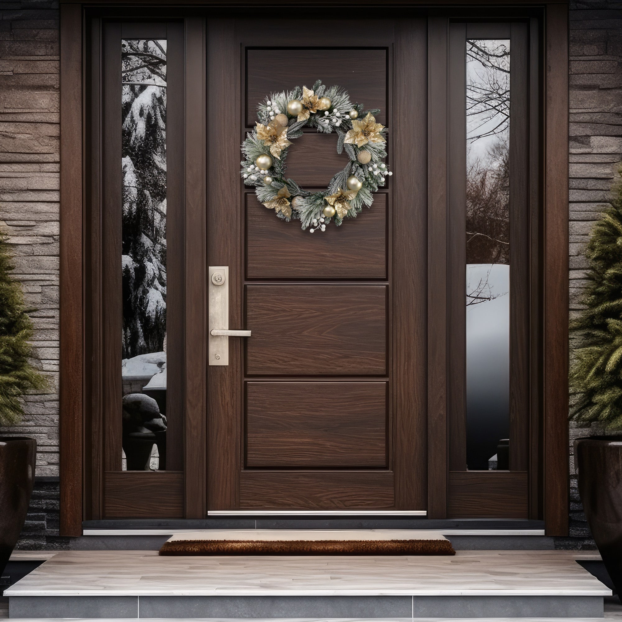 Holiday Living B660260A Artificial-Christmas-Wreaths - View #3