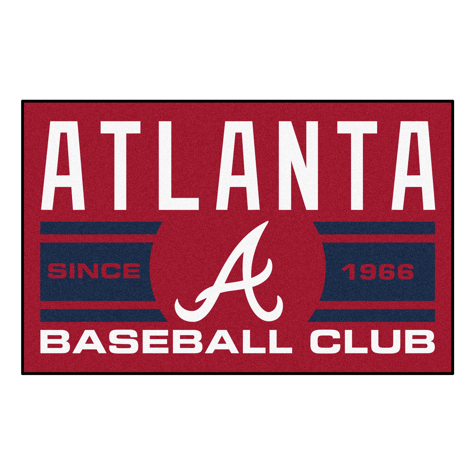 Atlanta Braves Living Room Area No2048 Rug - Inktee Store