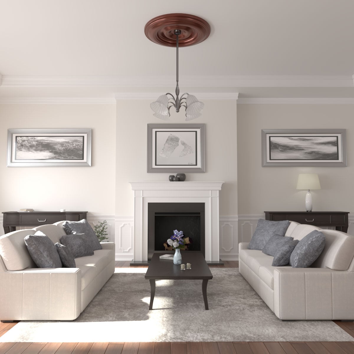 Ekena Millwork CM44CLACS Ceiling-Medallions - View #4