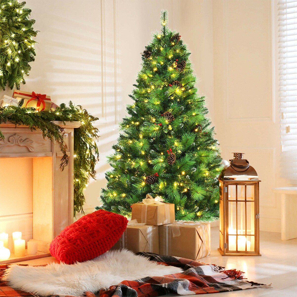 WELLFOR CM-HJY-23528US Artificial-Christmas-Trees - View #9