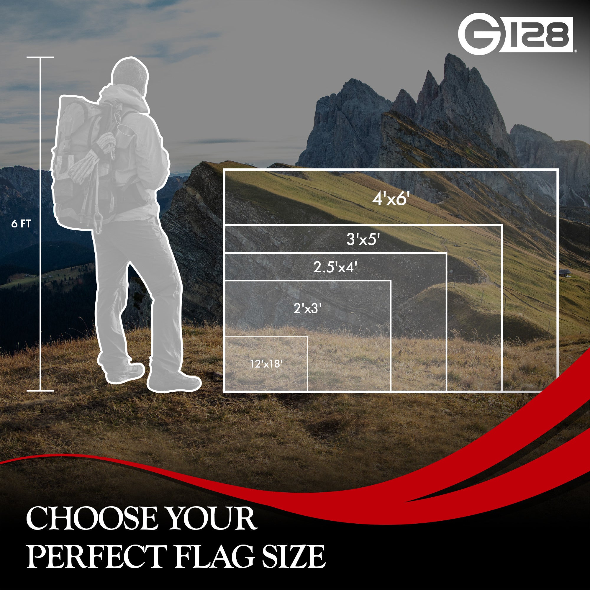 G128 FG-2PR-2E4 Decorative-Banner-Flags - View #5