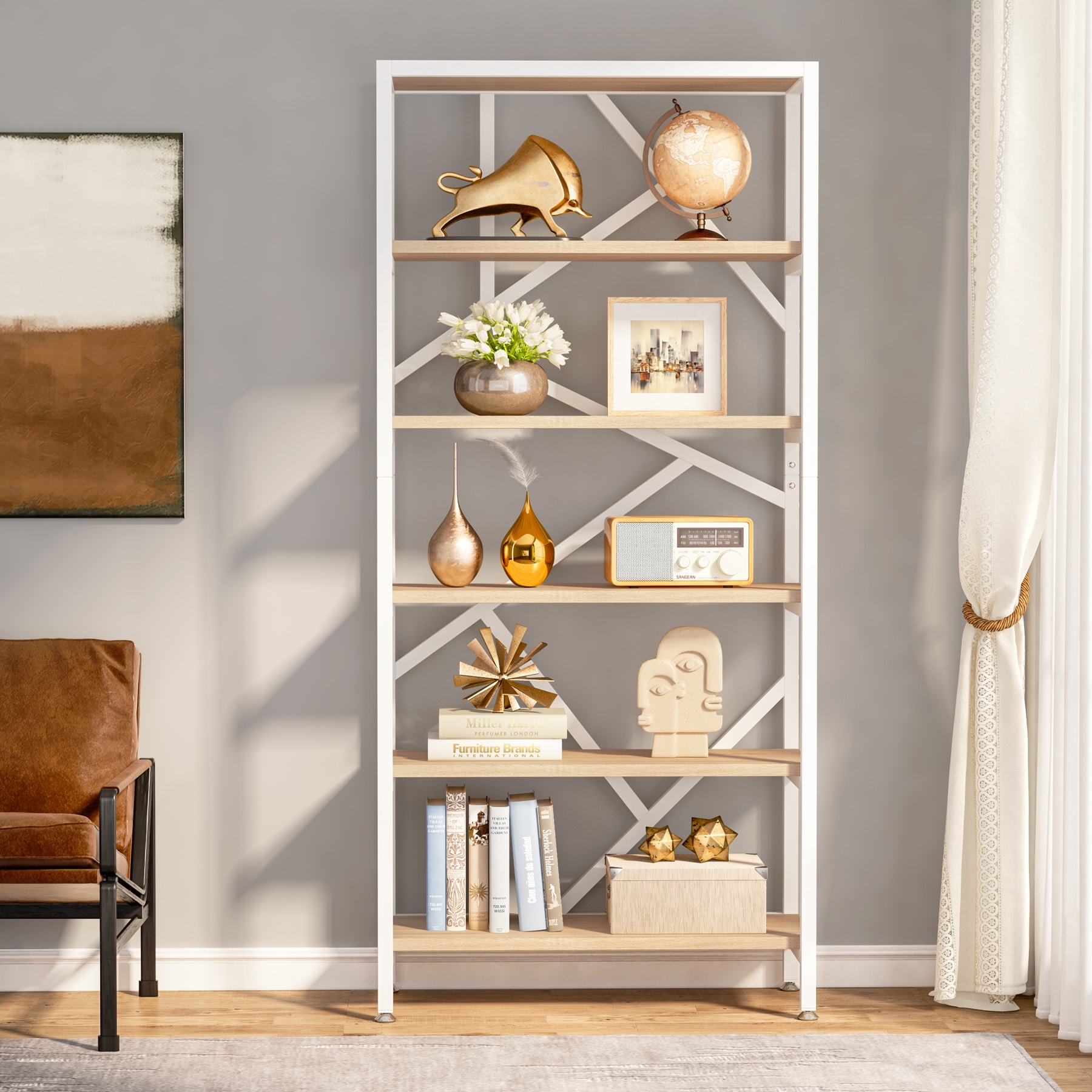 Tribesigns HOGA-U0198 bookcases - View #3