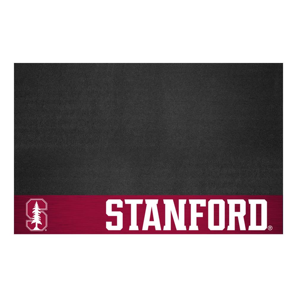 FANMATS 21634 Stanford Cardinal NCAA Grill Mat Black Vinyl Rectangular Grill Mat