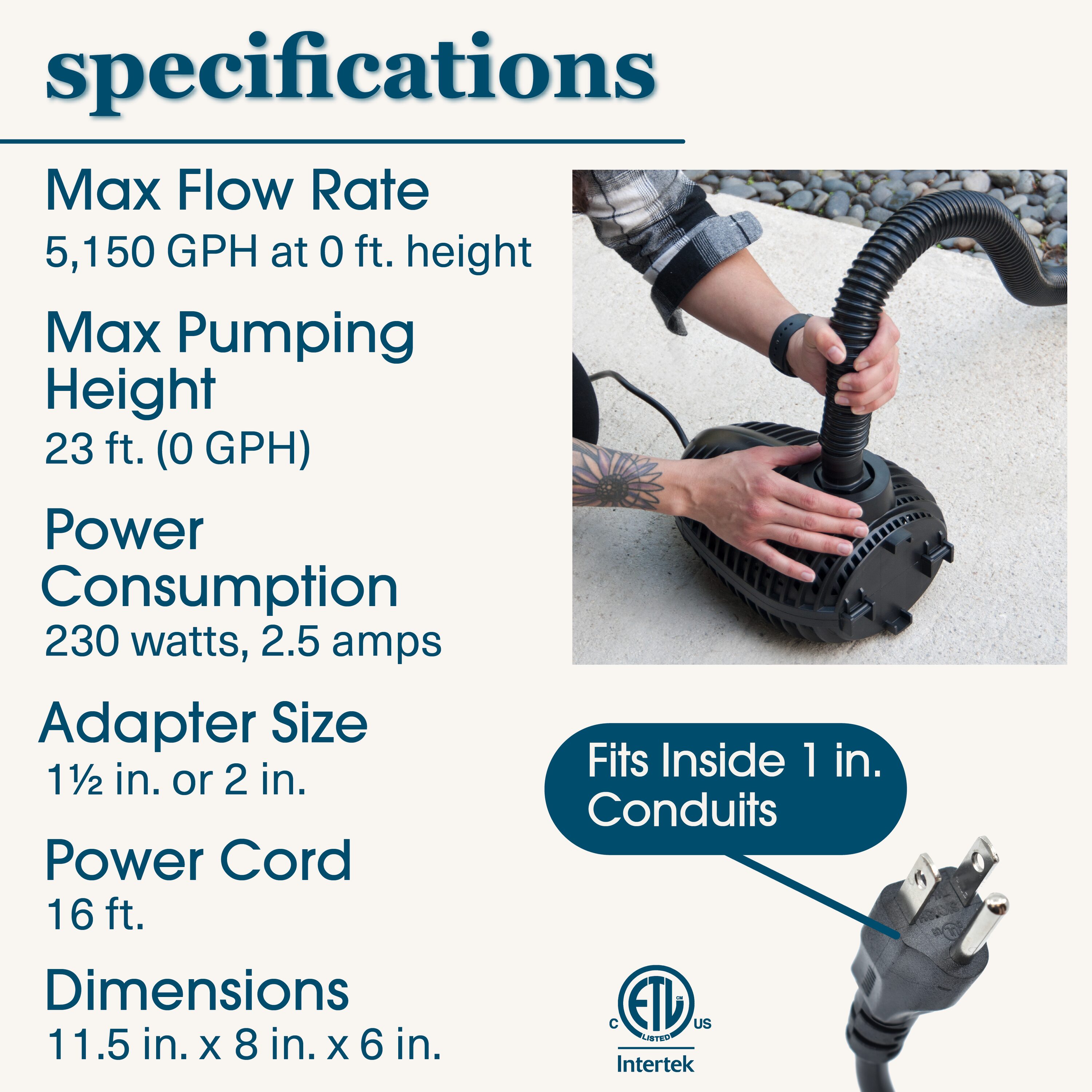 smartpond PWP5100 Pond-Pumps - View #4