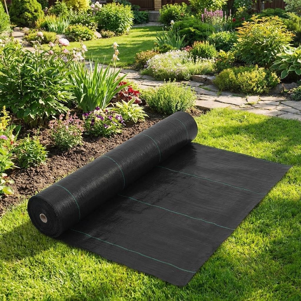 Encore Beets - 6ft X 300ft 2.4oz Woven Polypropylene Weed Barrier Landscape Fabric