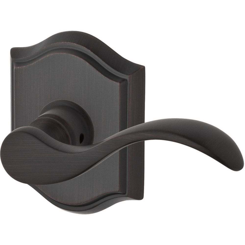 Baldwin HDCURLTAR112 Reserve Reserve Venetian Bronze Left-handed Interior Hall/Closet Dummy Door Handle
