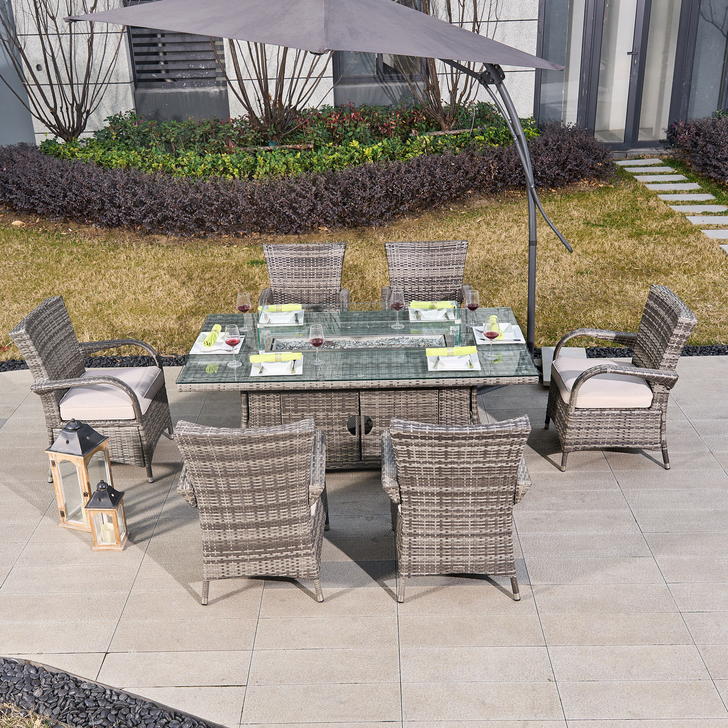 Moda Furnishings 1106R-1122-G Patio-Dining-Sets - View #3