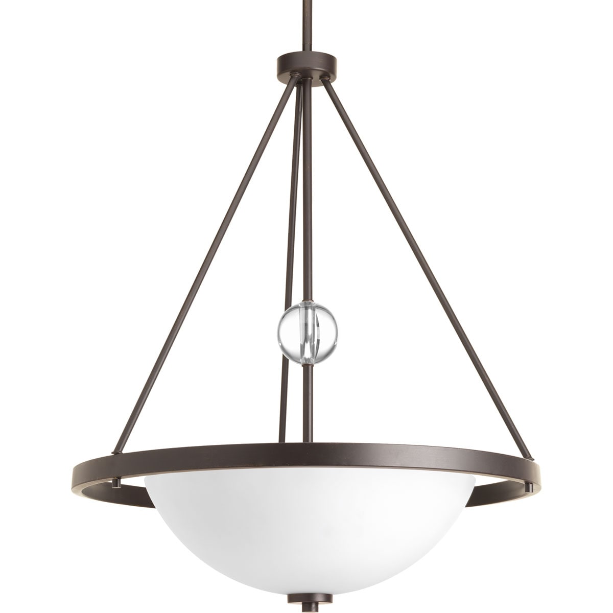 Progress Lighting P3552-20 Compass 3-Light Antique Bronze Transitional Chandelier