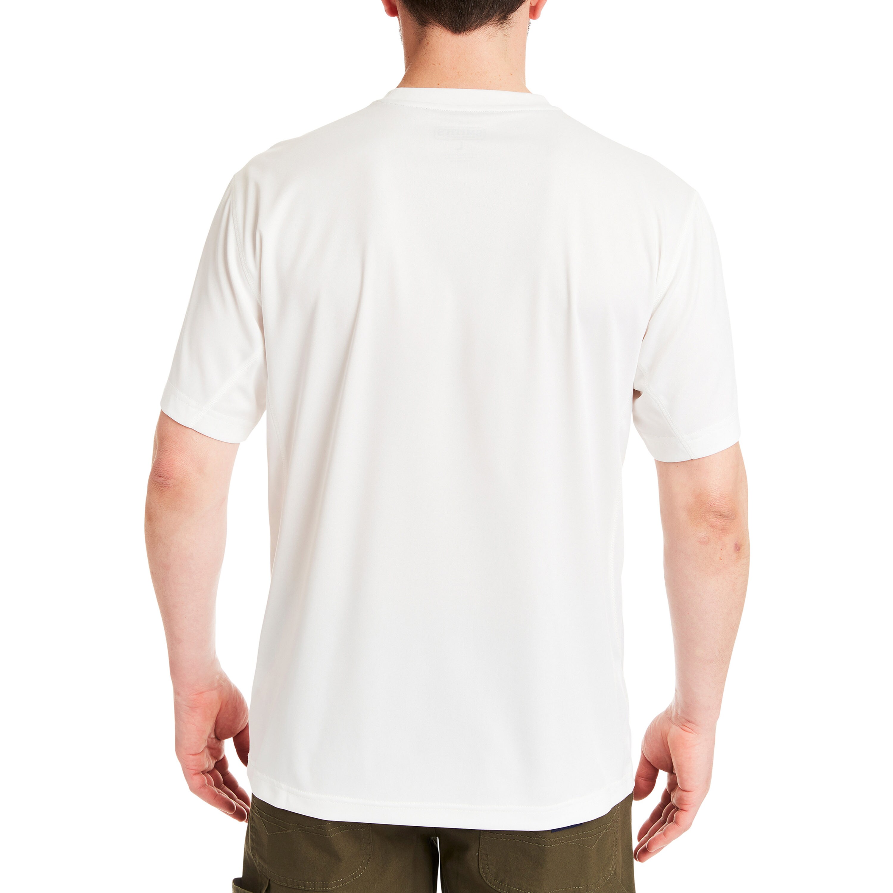 Smith's Workwear Men's Medium Knit Short sleeve Solid T-shirt Work ...