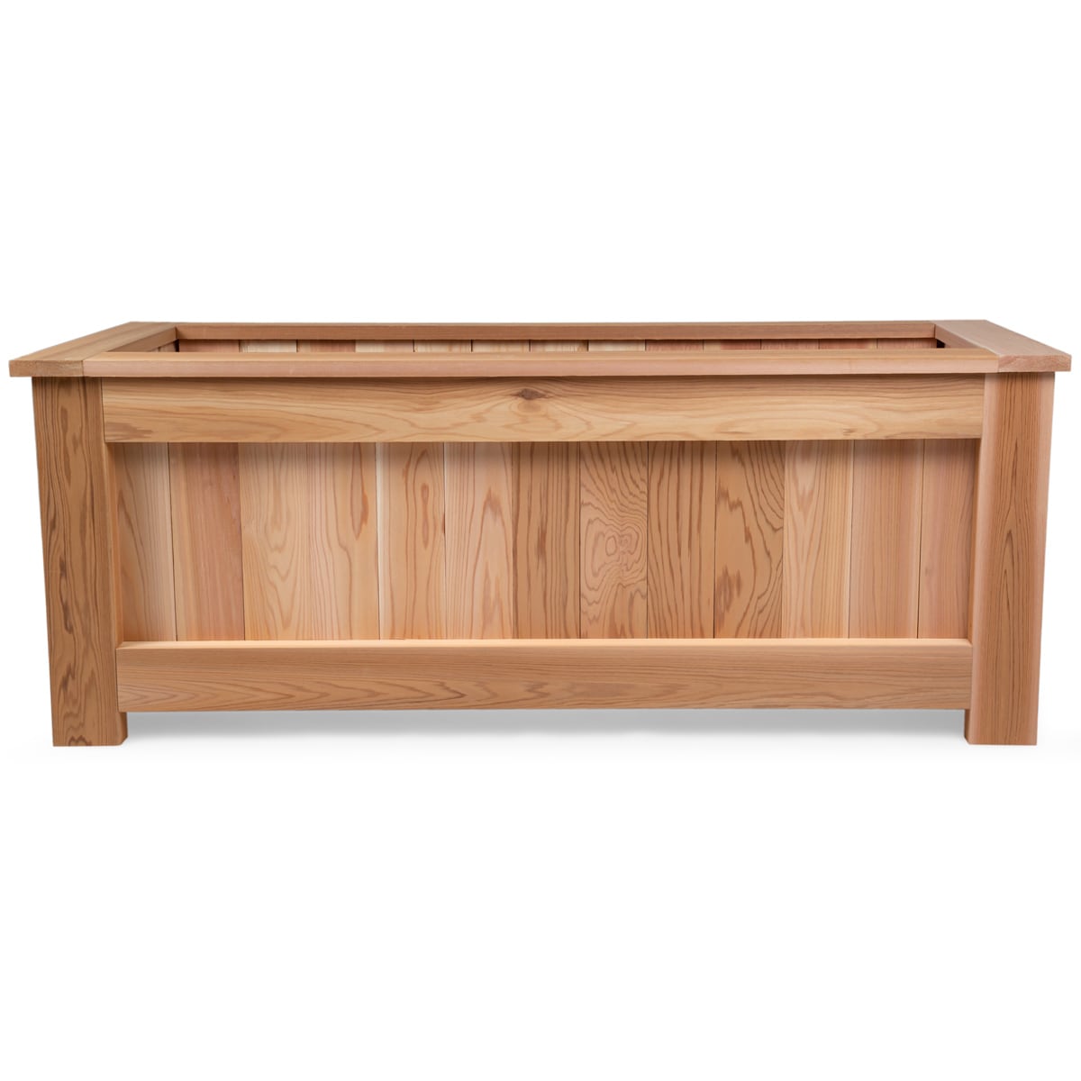Elegant Cedar 4-Foot Planter Box for Outdoor & Indoor Spaces