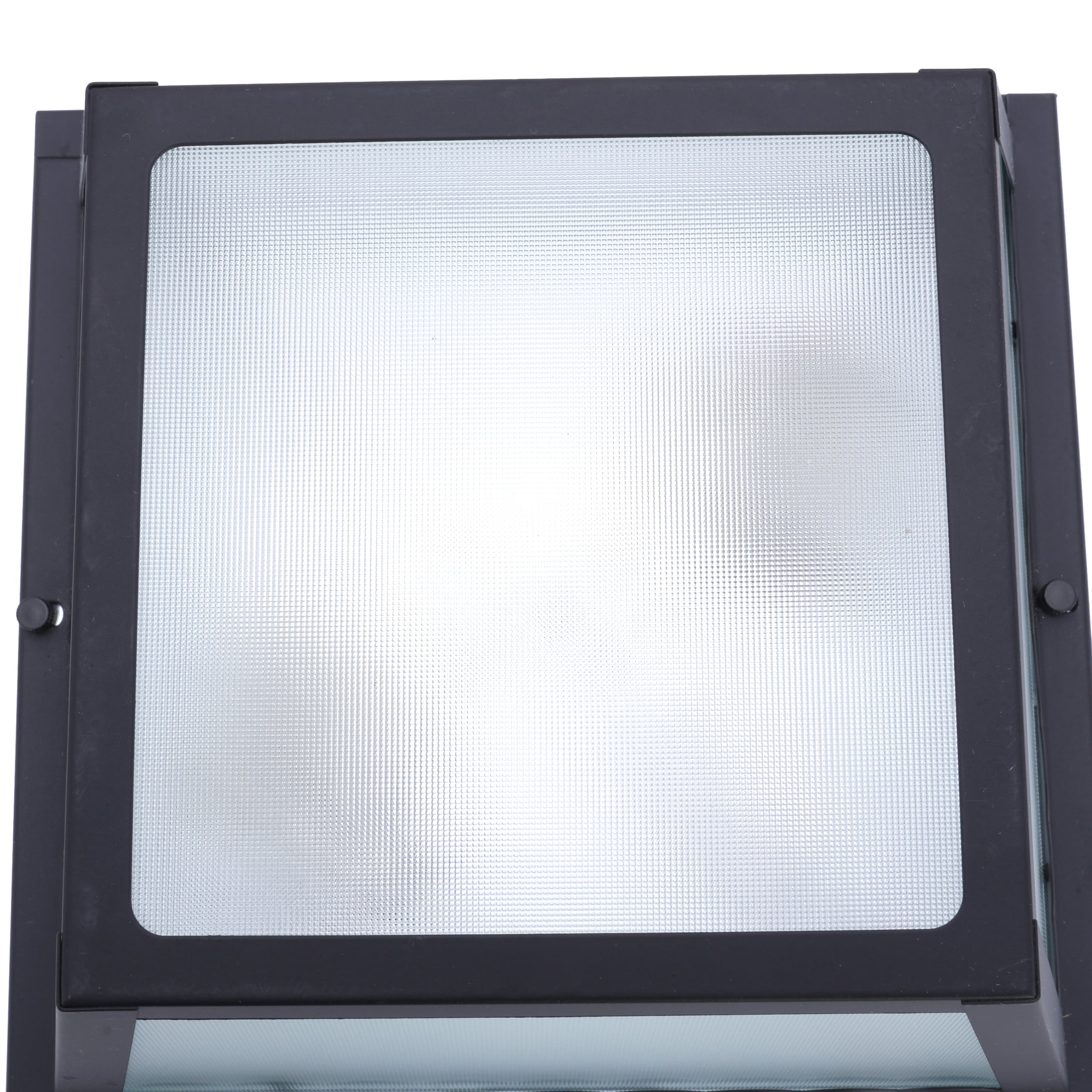 Maxim Black Frosted Glass 2-Light Outdoor Ceiling Mount