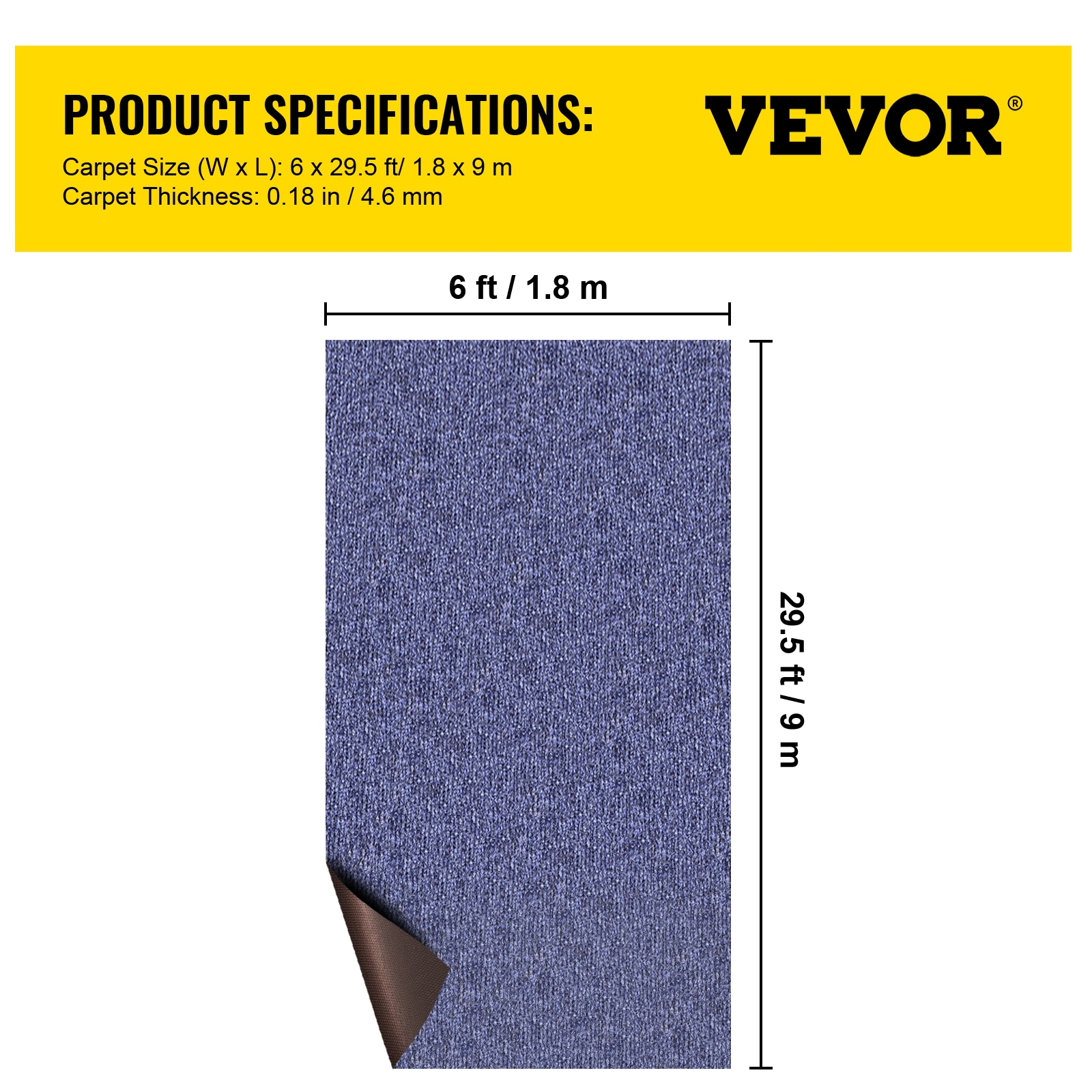 VEVOR JZXWDTLS1.8X9M001V0 Carpet-Panel - View #8