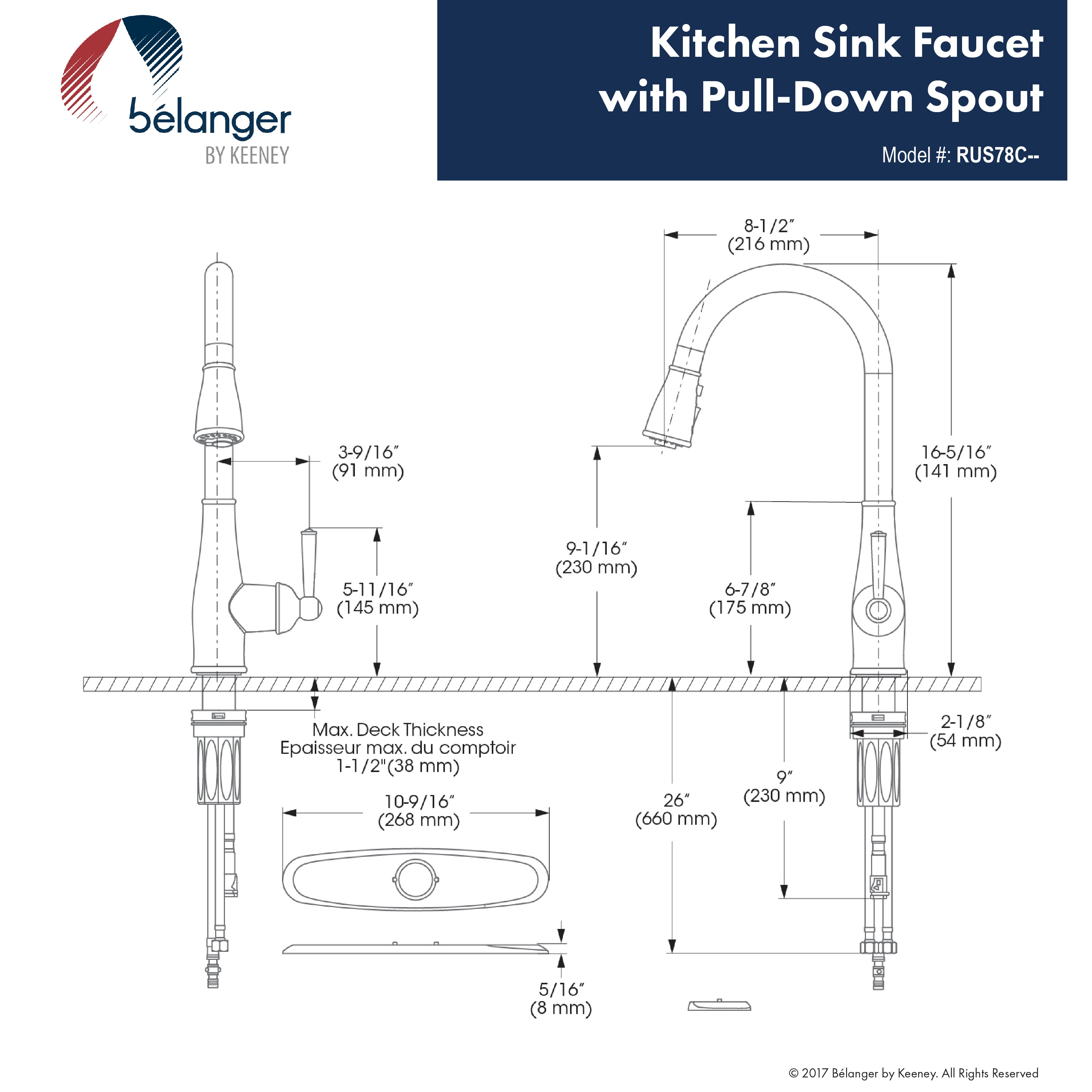Keeney RUS78CORB Kitchen-Faucets - View #9