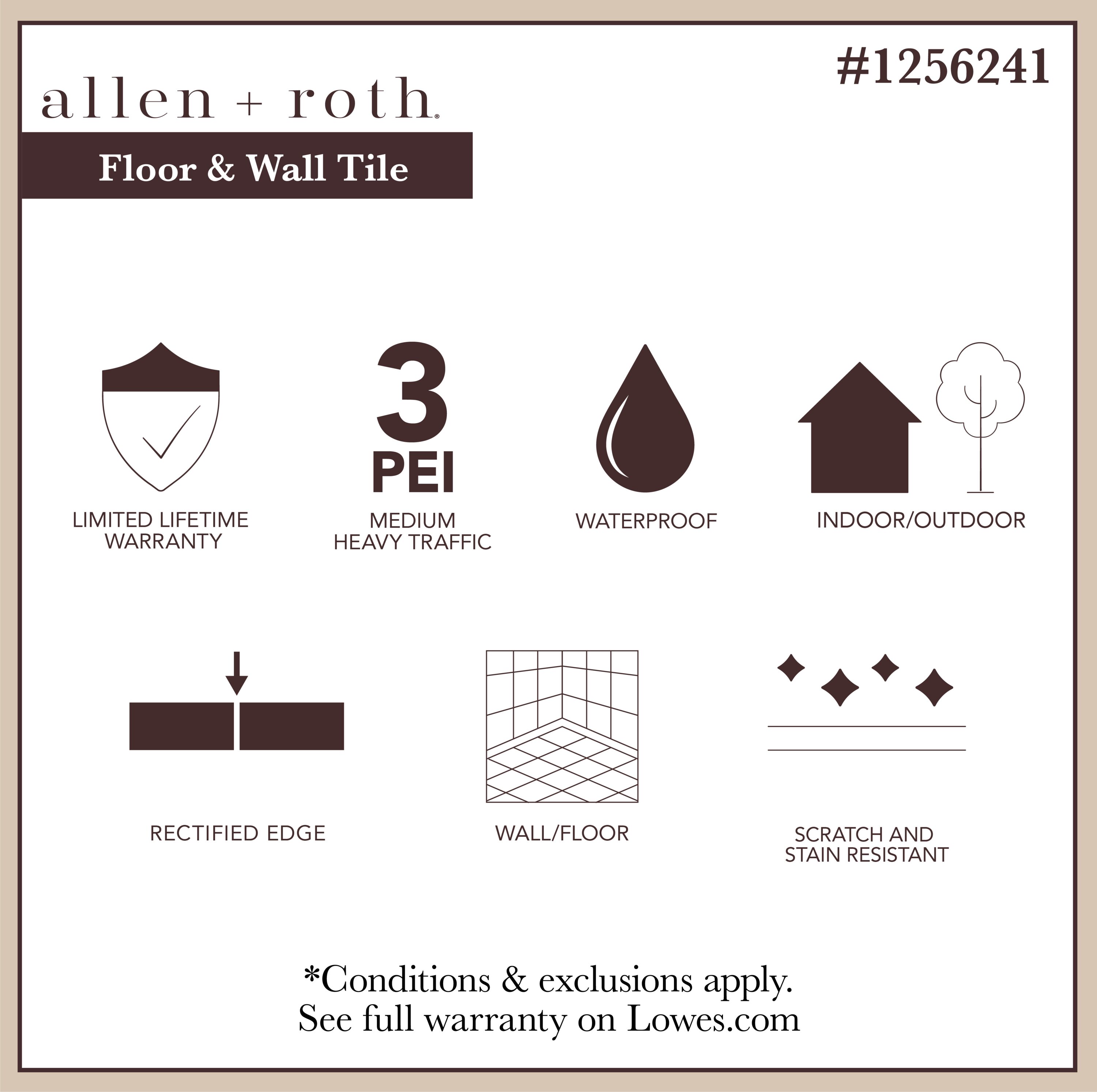 allen + roth 1256241 Ceramic-Tile - View #3
