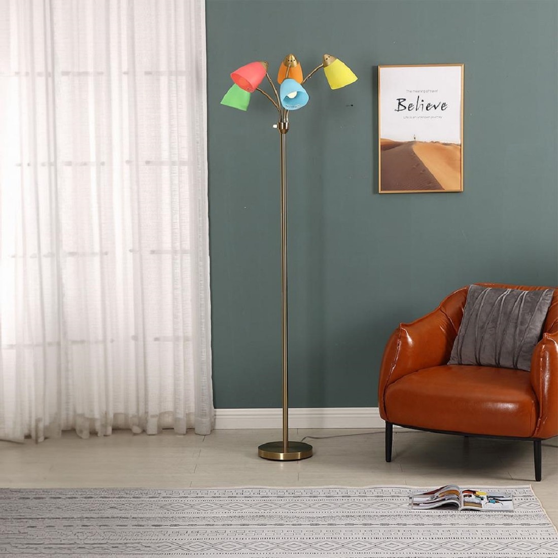 Brightech FL-MDSA-BRS floorlamps - View #7