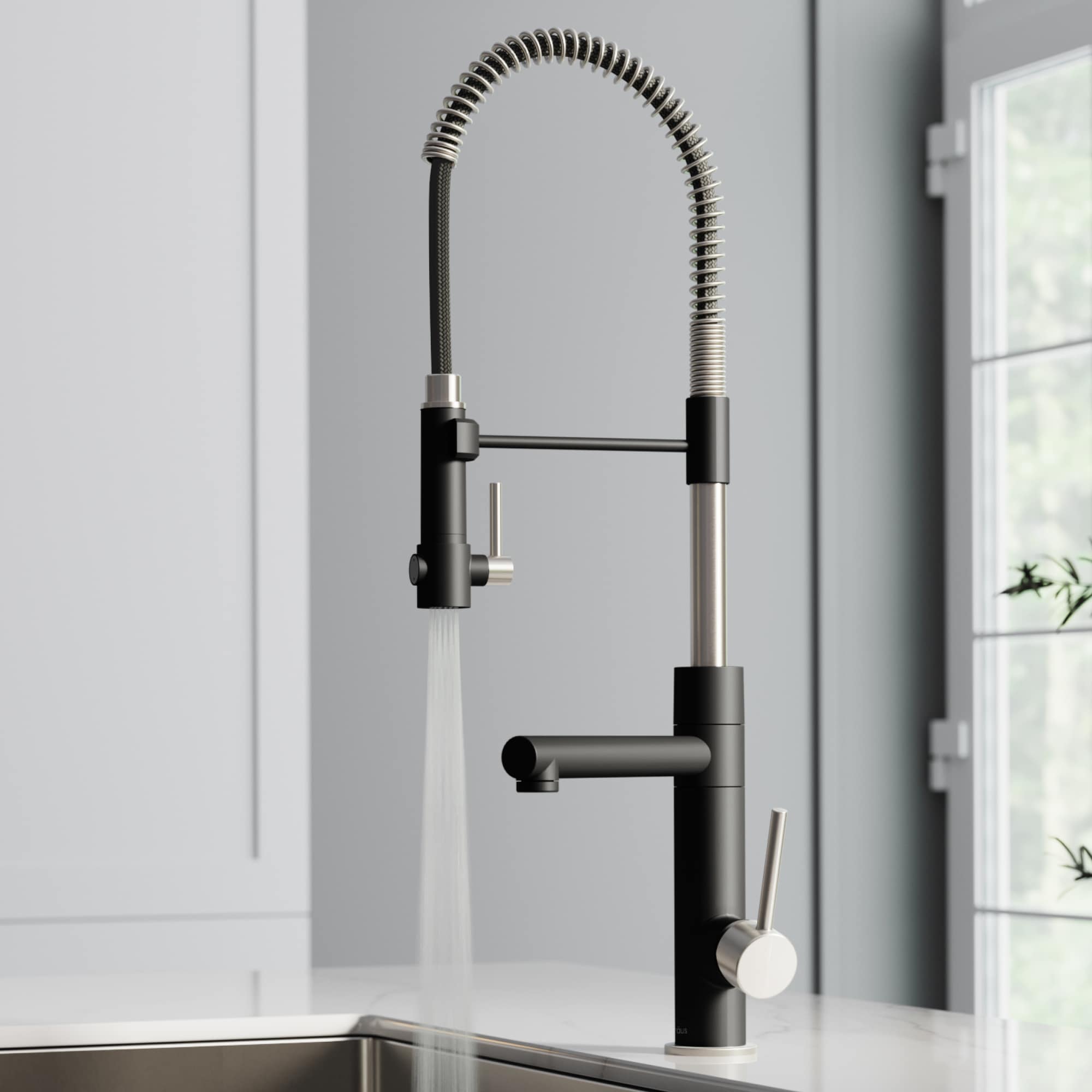 Kraus KPF-1603SFSMBKSD32MB Kitchen-Faucets - View #16