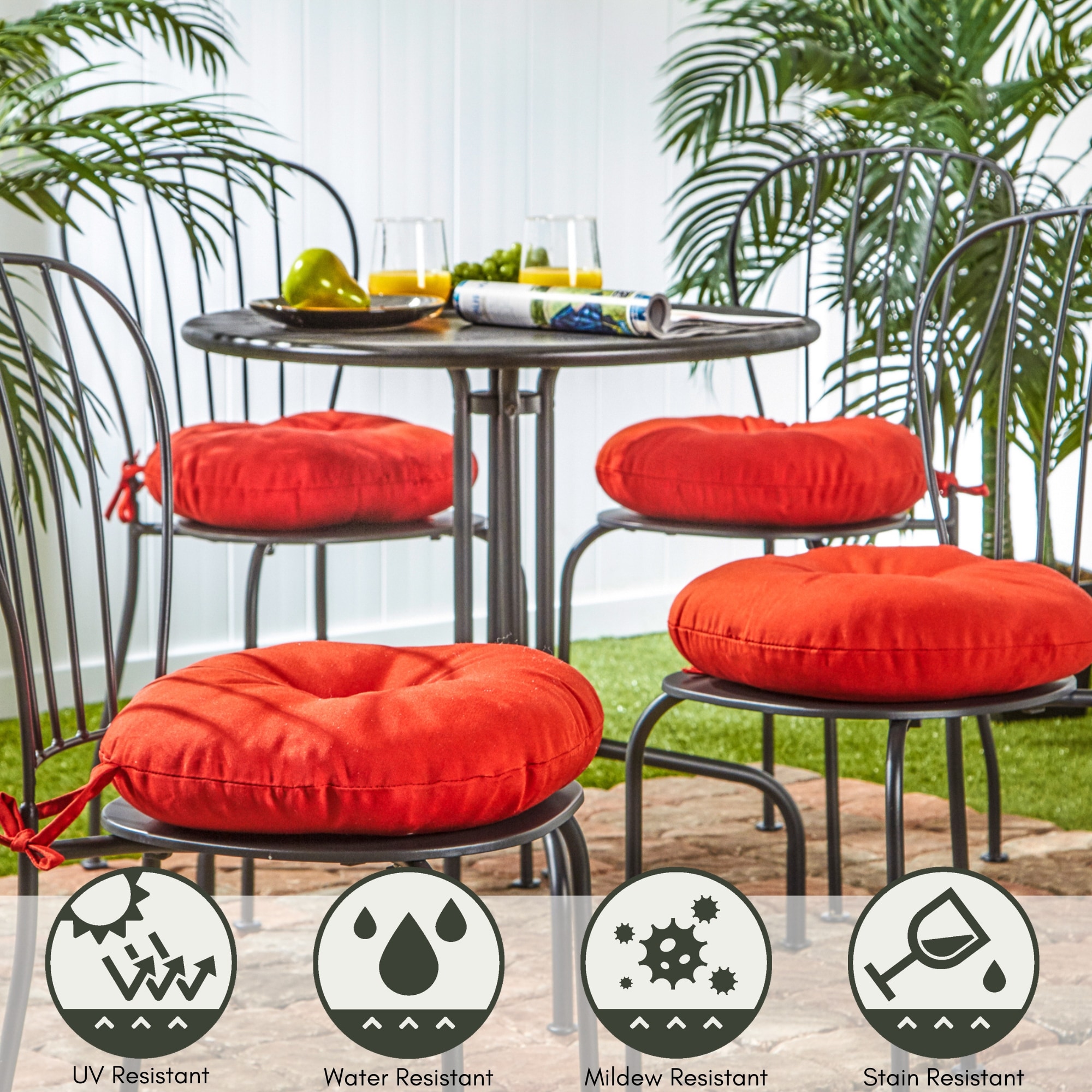 Greendale Home Fashions OC6816S4-SALSA Patio-Furniture-Cushions - View #6
