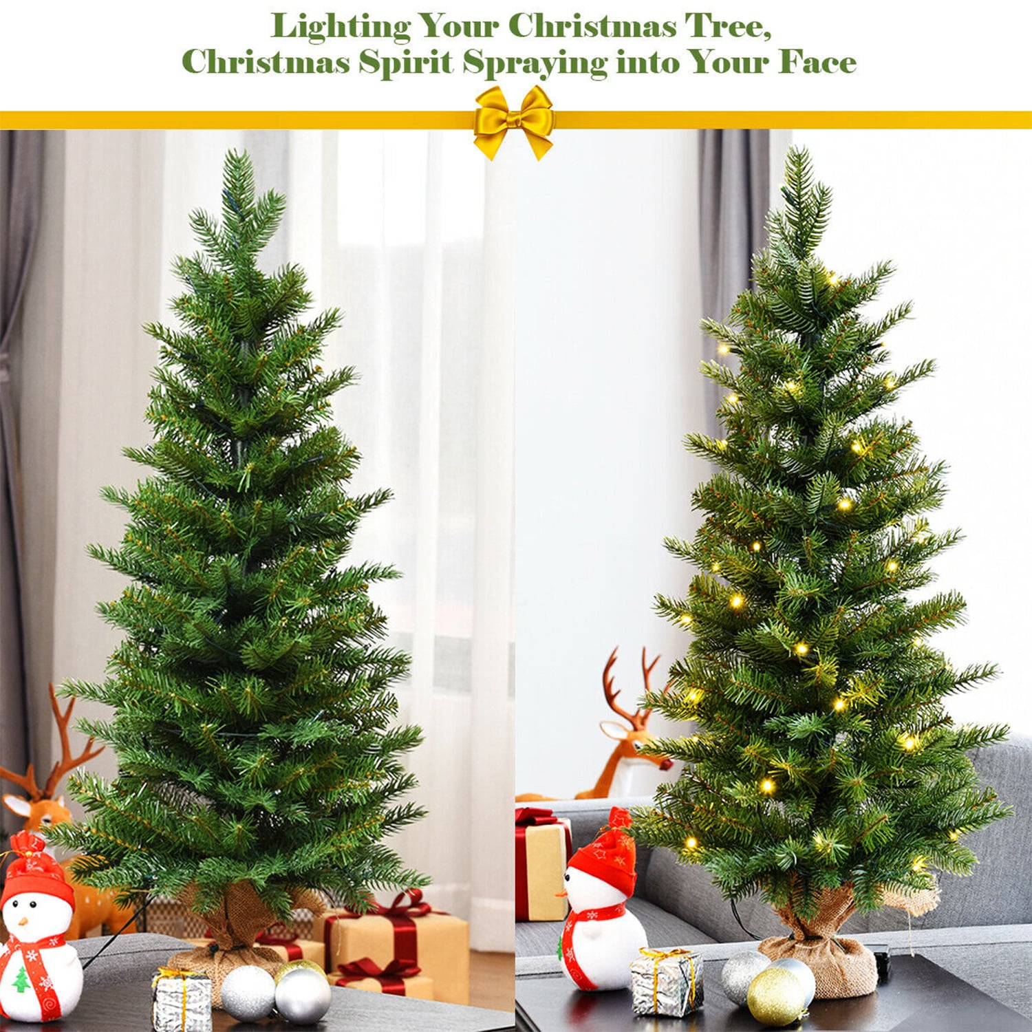 WELLFOR CM-HWY-21217 Artificial-Christmas-Trees - View #6