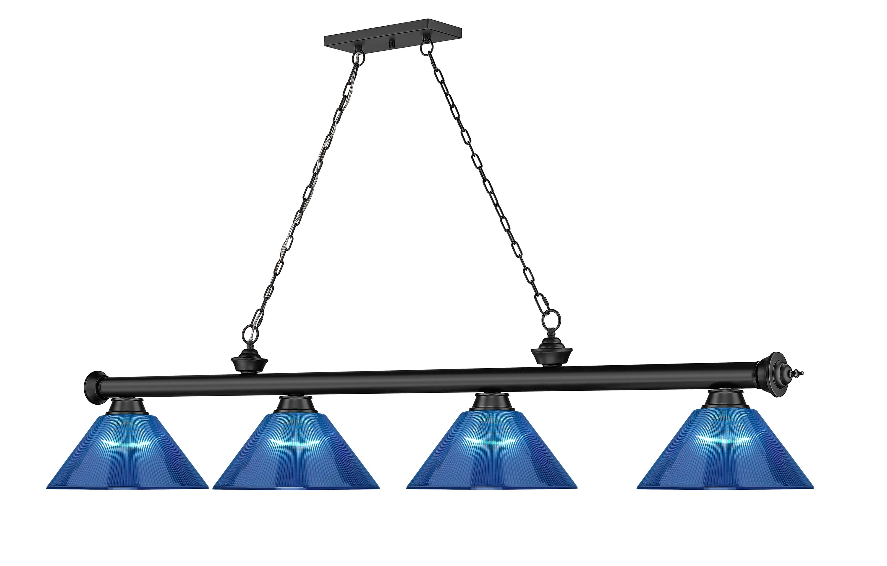 Z-Lite 2306-4MB-ARDB Pool-Table-Lighting - View #3