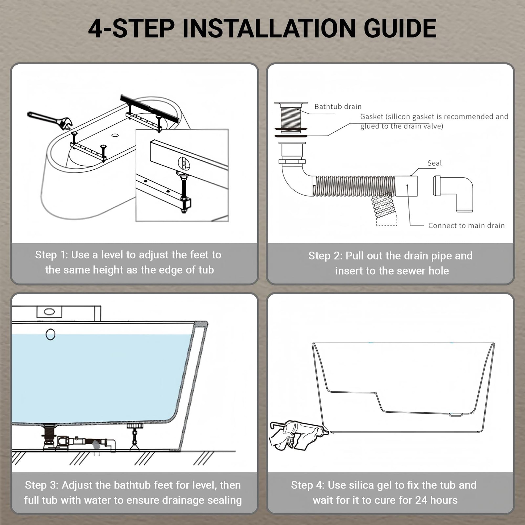 CASAINC CA-BT-70472 bathtubs - View #11