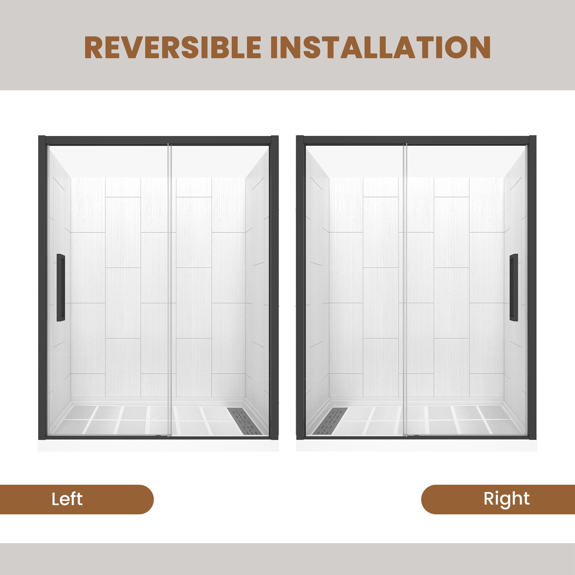 CASAINC CABR1303MB12L25 Alcove-Shower-Kit - View #6