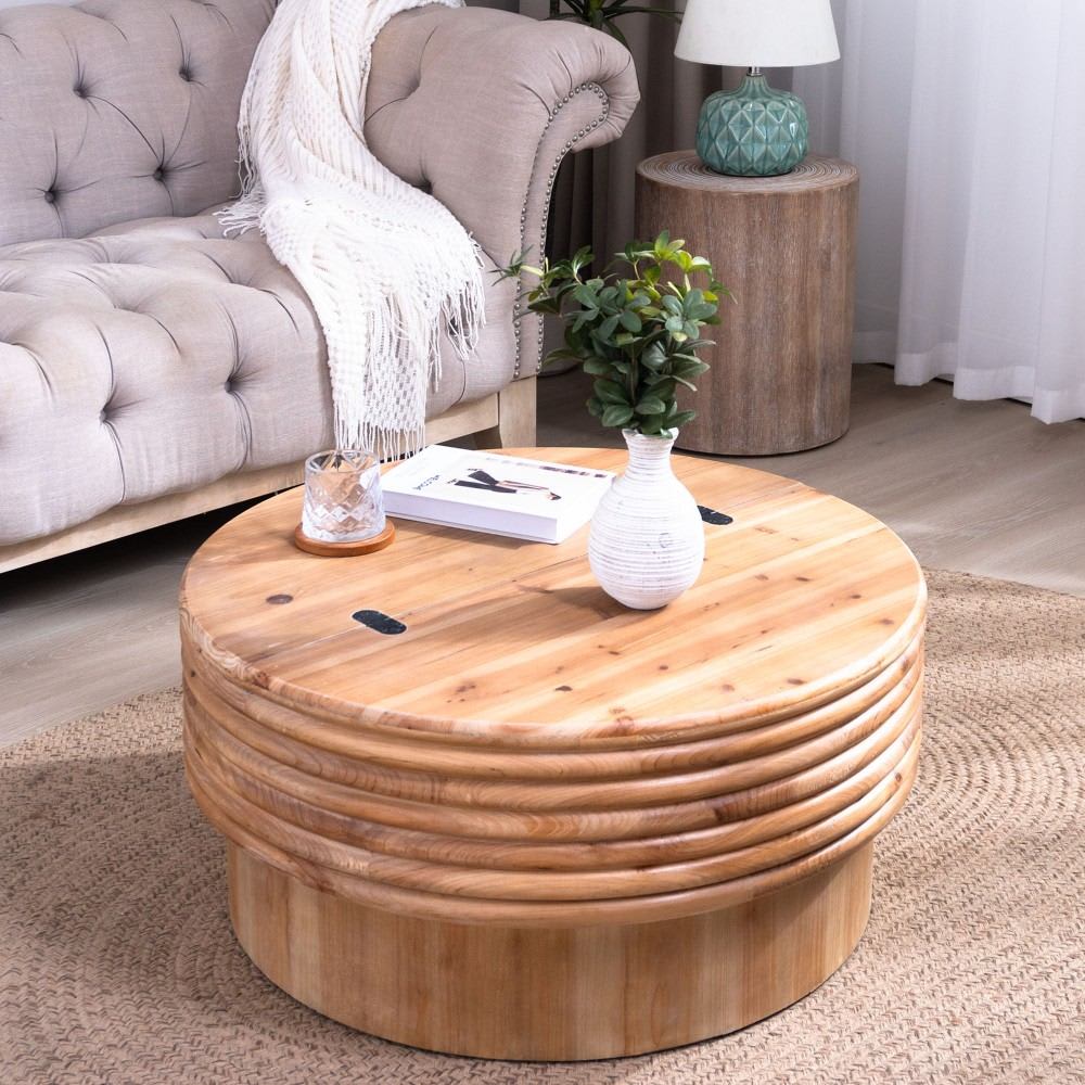 Coolbibila LUCAS-COFFEE-NATURAL Coffee-Tables - View #4