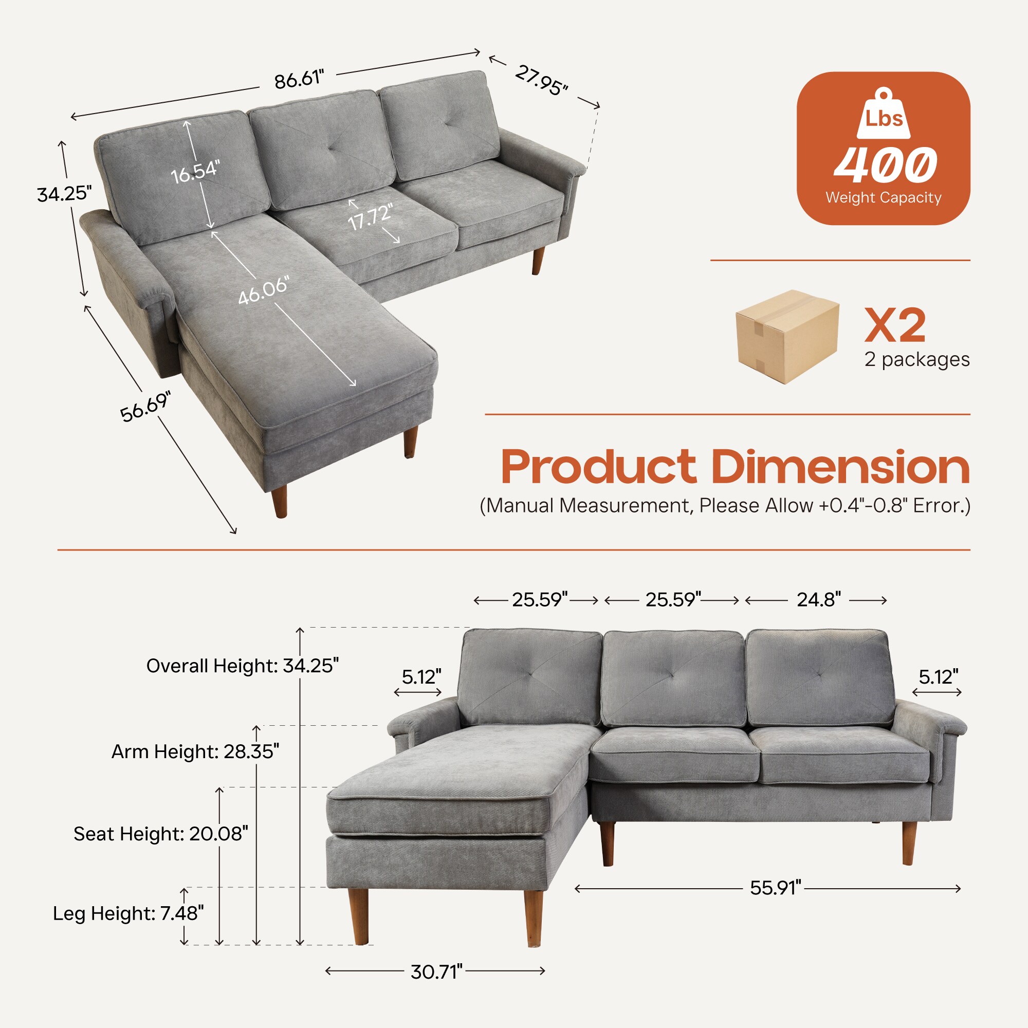 Caodoc L5-NOPL900-4 Sofas-Loveseats - View #2